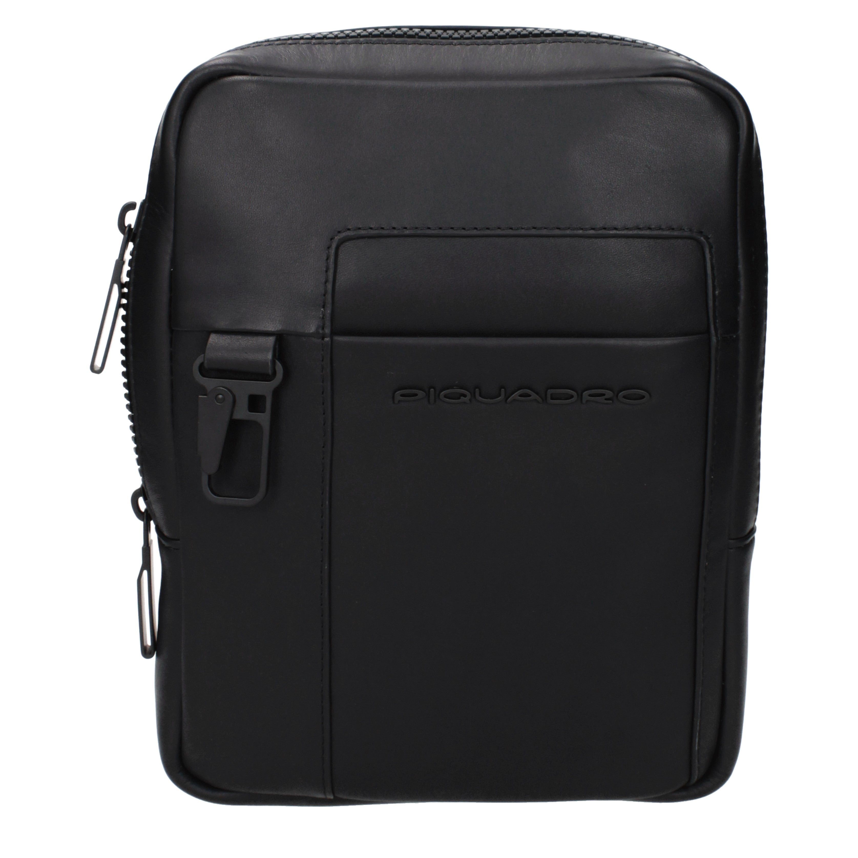 PIQUADRO 革　バック　メンズ Piquadro クロスボディバッグ 男性 皮革 黒 | B-Exit – B-Exit top