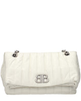 Balenciaga ショルダーバッグ 女性 皮革 白/オフホワイト | B-Exit – B 