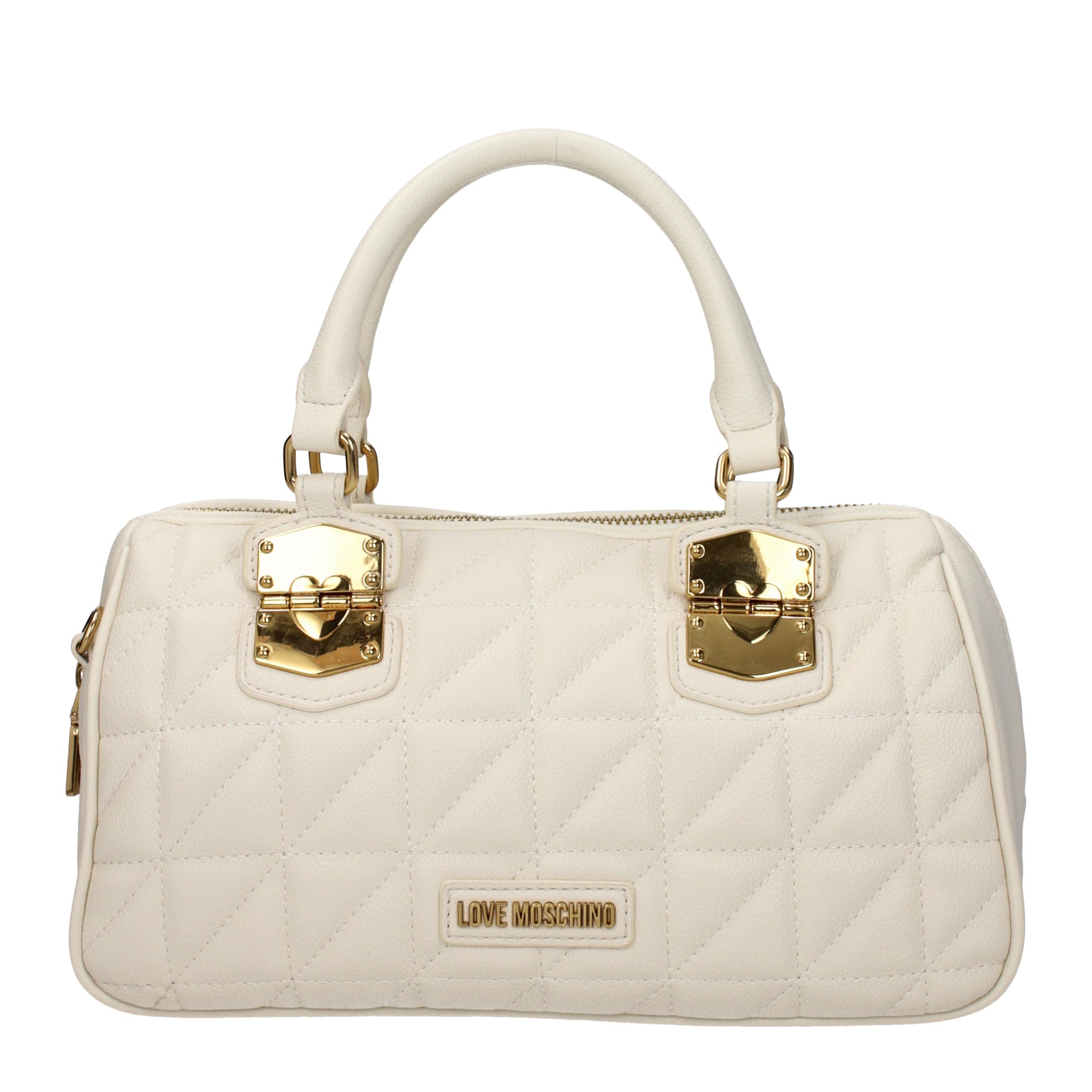 Love Moschino Handbags Women Polyurethane Beige/Butter B-Exit