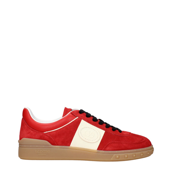 Valentino Garavani Sneakers Men Suede Red/Ivory | B-Exit – B  display picture 3