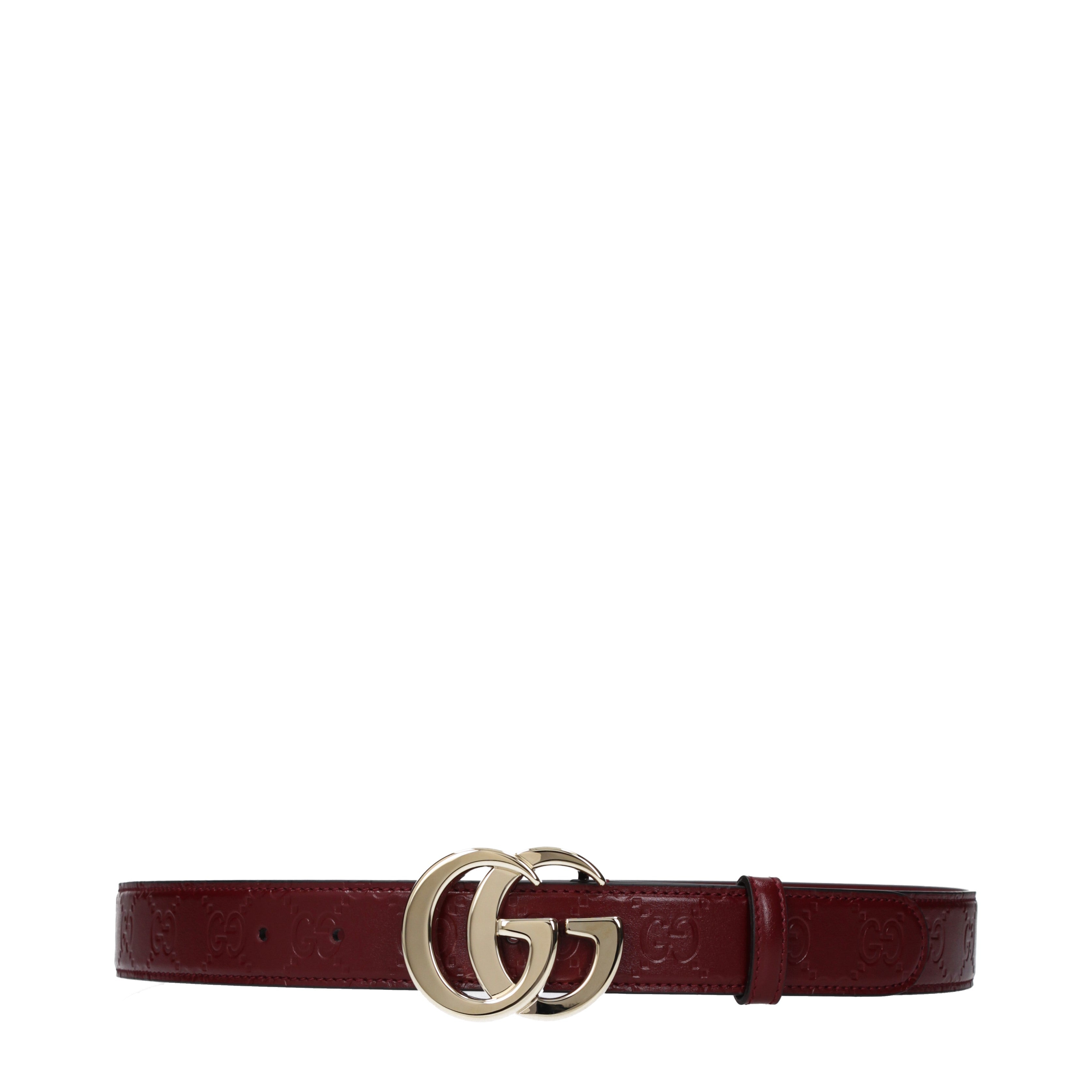 Gucci ベルト 女性 皮革 赤/ボルドー | B-Exit – B-Exit top shop online