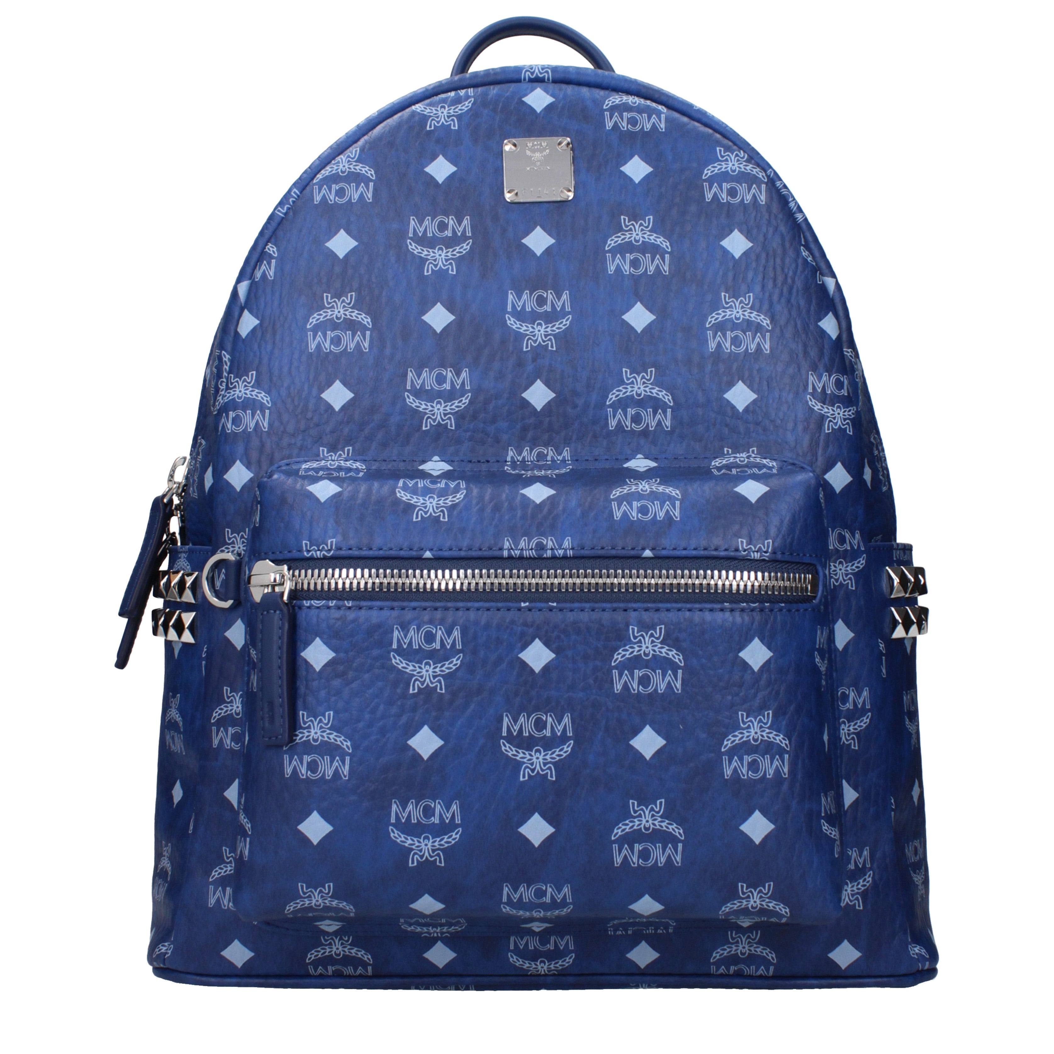 エムシーエム MCM バックパック ミニ スタッズ デニム キルティング エムシーエム MCM バックパック ミニ スタッズ デニム キルティング