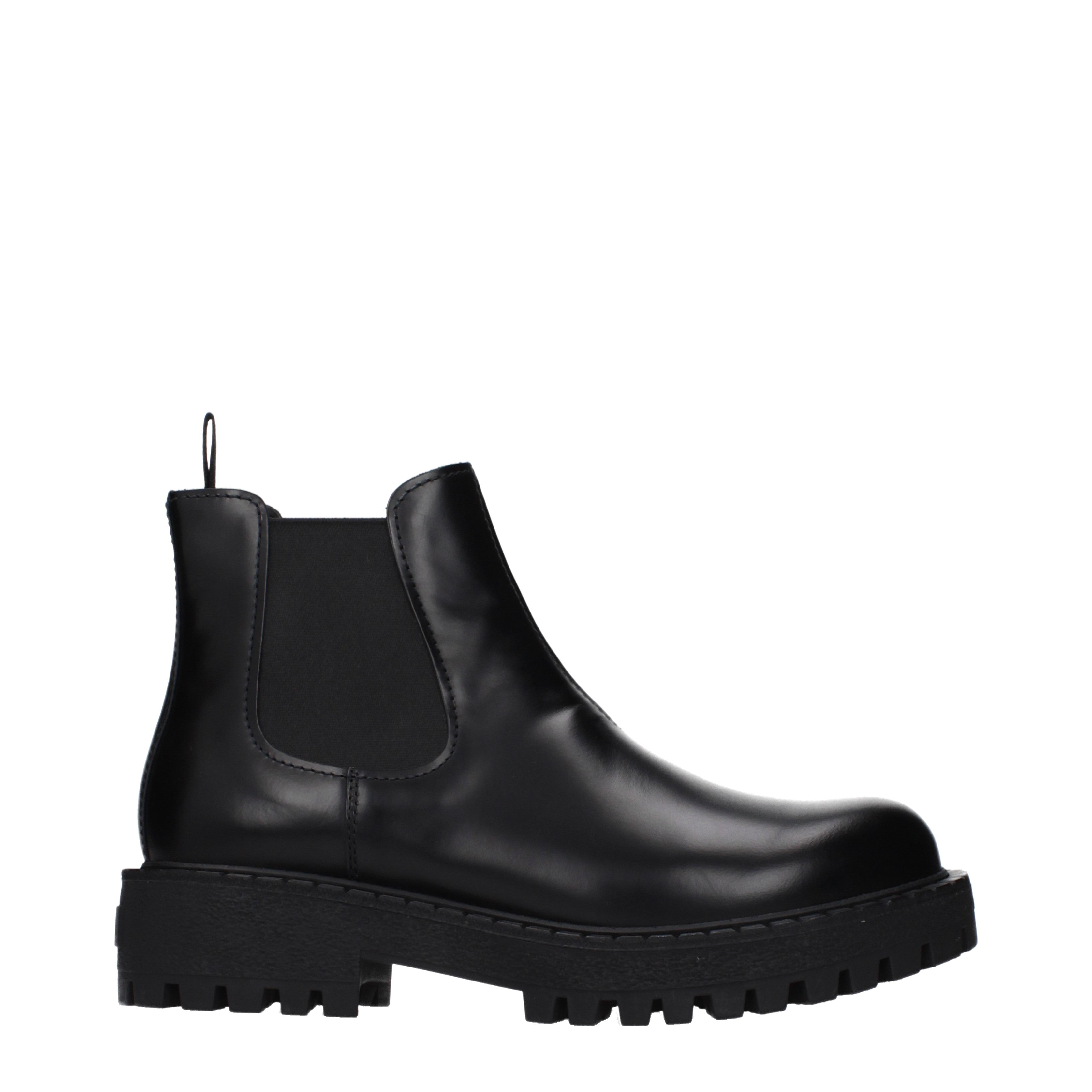 Prada Ankle Boots Men Leather Black | B-Exit – B-Exit top shop online