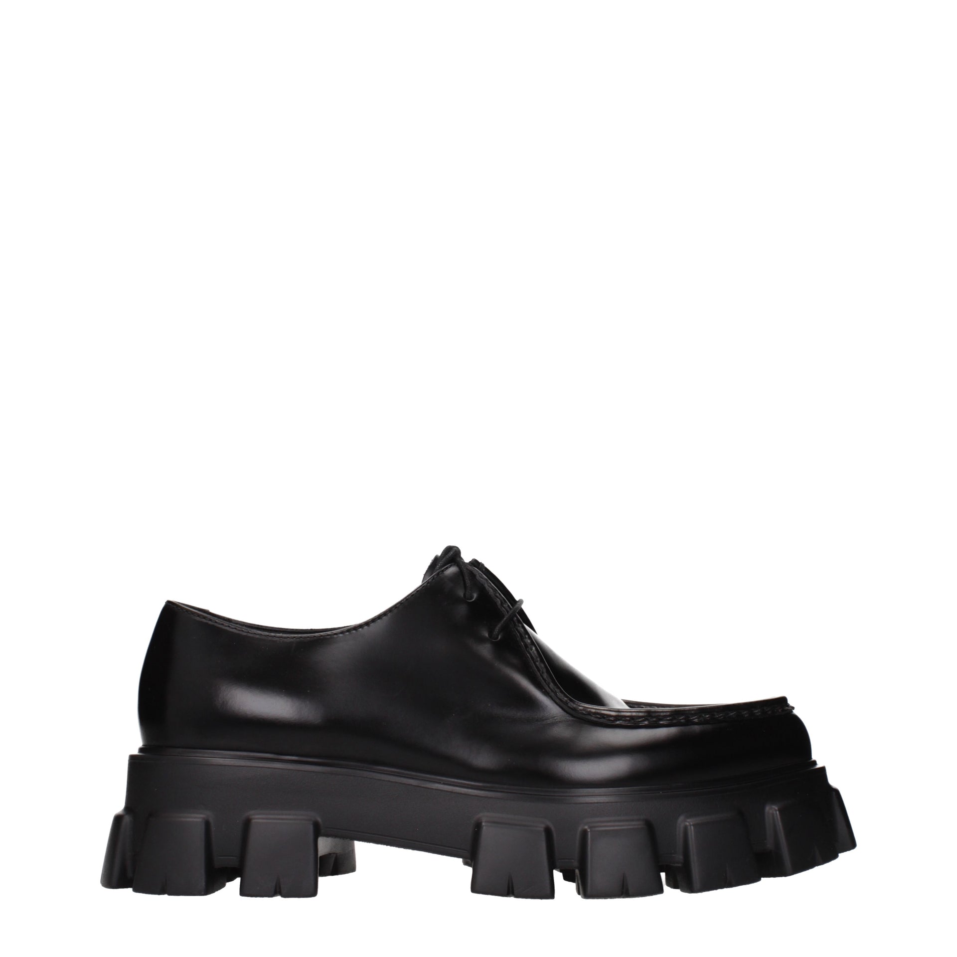 prada black dress shoes MENS PRADA Calzature Uomo Derby Dress Shoe