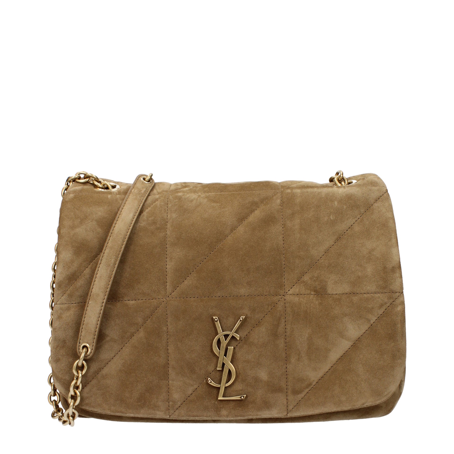 Saint Laurent ショルダーバッグ 女性 スエード 茶 | B-Exit – B-Exit 