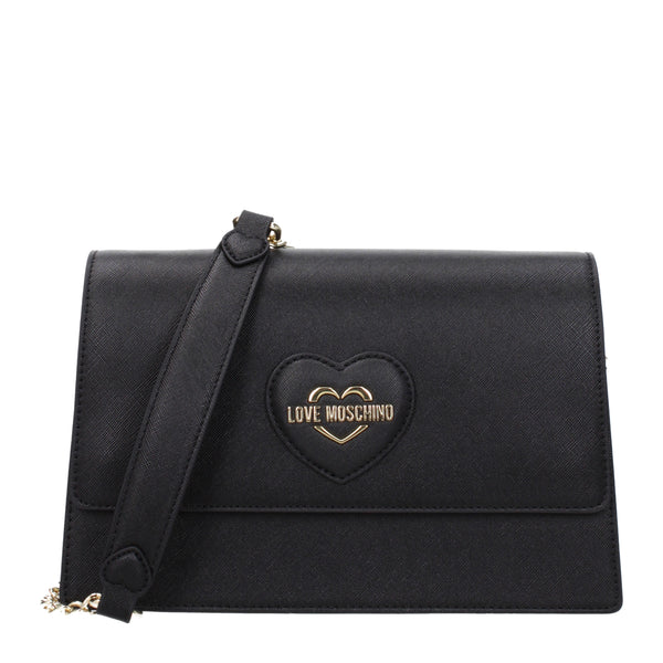 Love Moschino Shoulder Bags Women Polyurethane Black | B-Exit – B