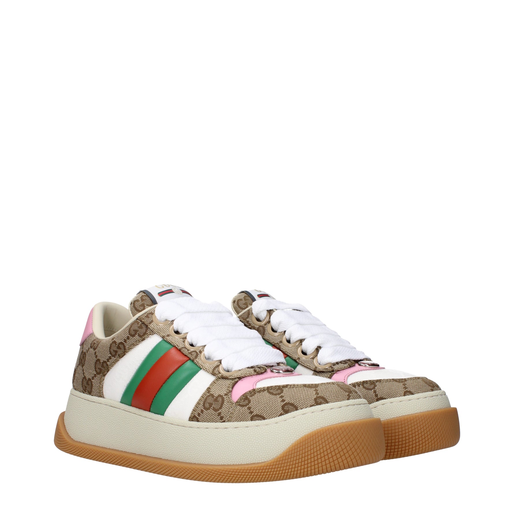 Gucci Sneakers Donna Tessuto Beige/Rosa B-Exit – B-Exit top shop