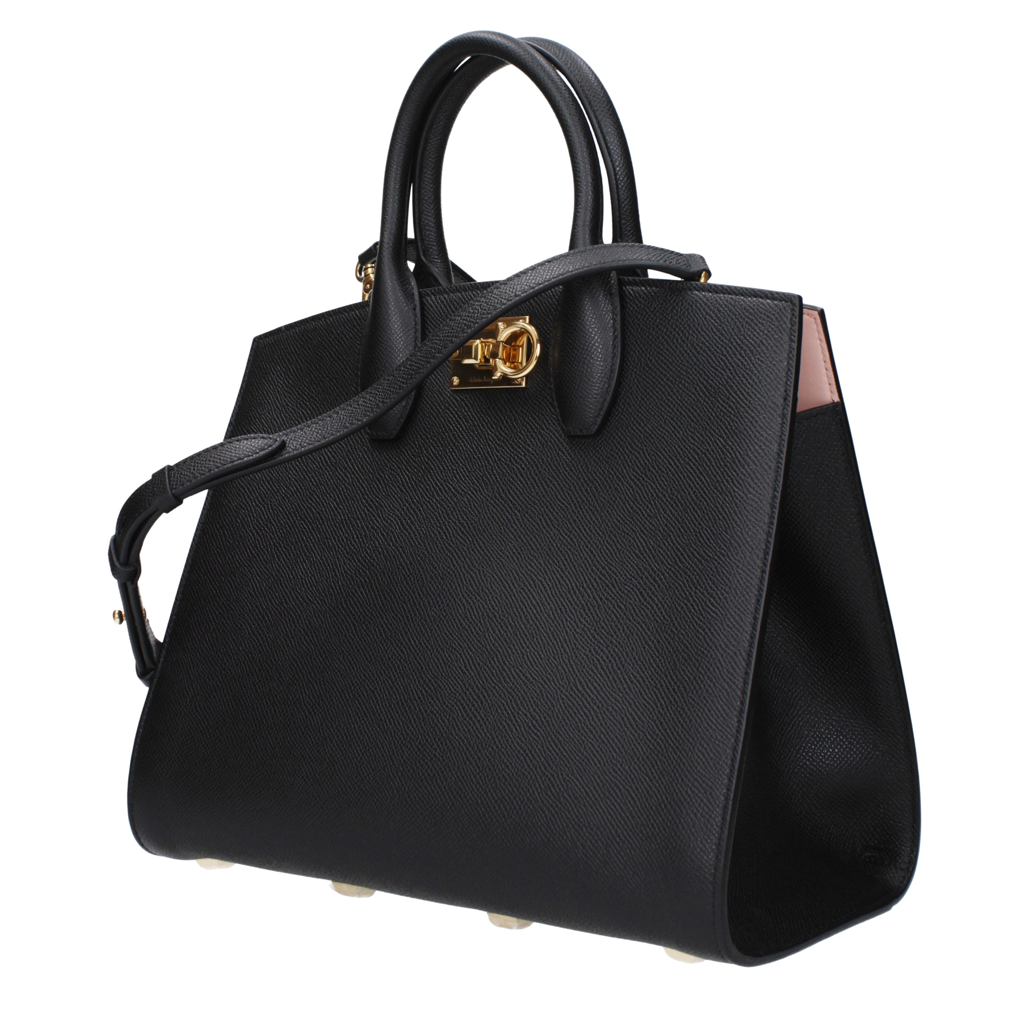 Salvatore Ferragamo ハンドバッグ 女性 皮革 黒 | B-Exit – B-Exit