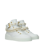 Moschino Sneakers Donna Pelle Bianco