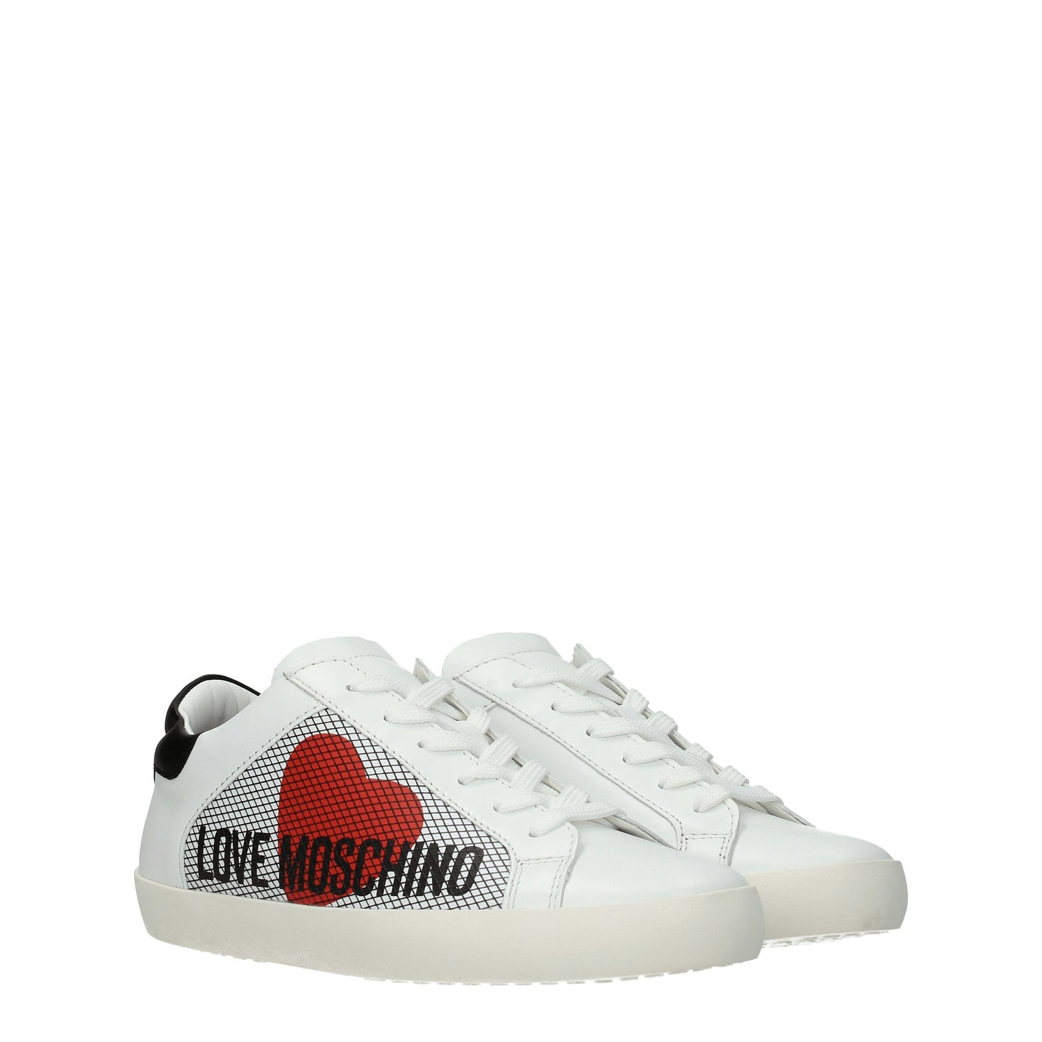 Love Moschino Sneakers Donna Pelle Bianco