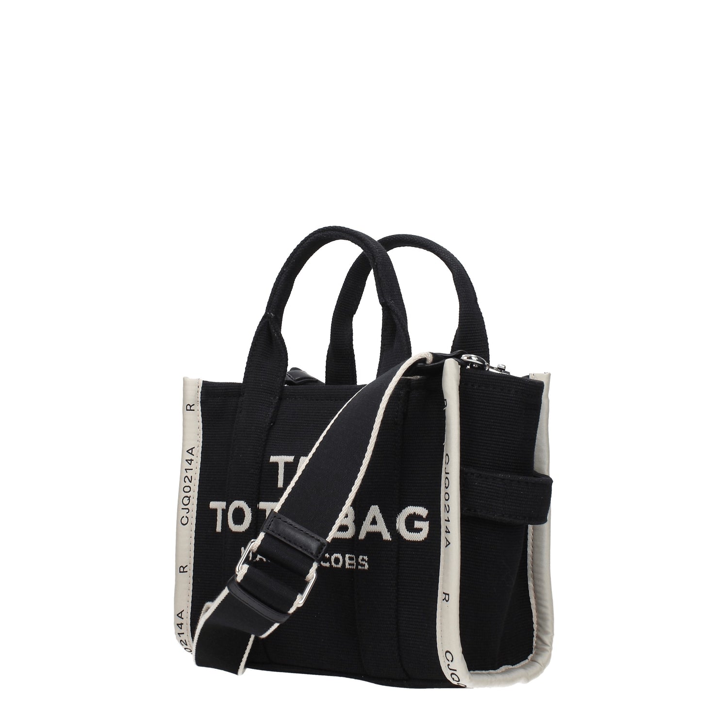 Marc Jacobs Borse a Mano Donna Tessuto Nero Beige