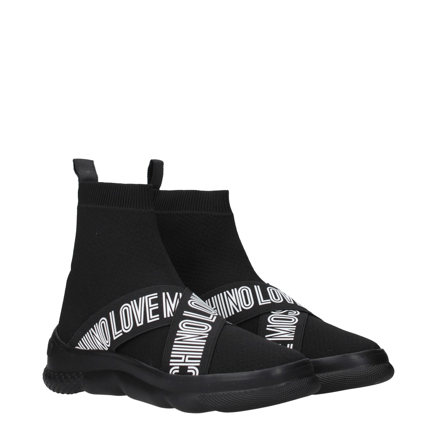 Love Moschino Sneakers Donna Tessuto Nero Nero