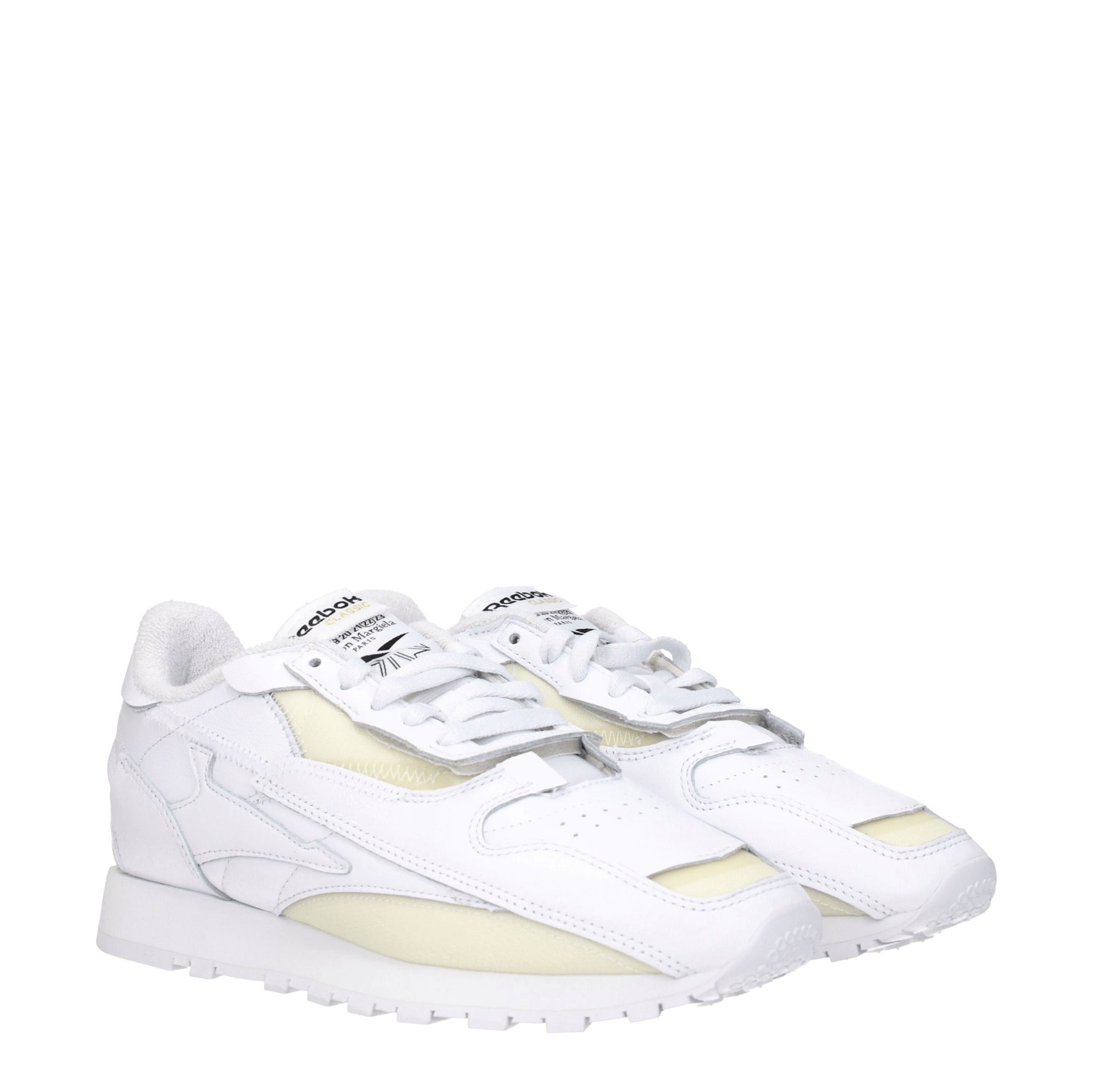 Maison Margiela Sneakers reebok memory of  Uomo Pelle Bianco