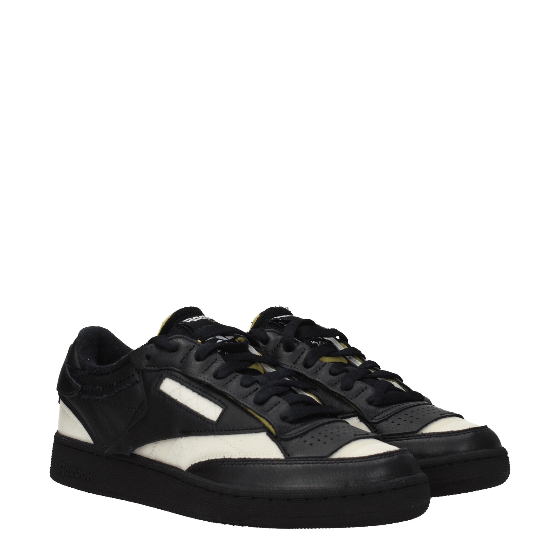 Maison Margiela Sneakers reebok memory of  Uomo Pelle Nero Beige