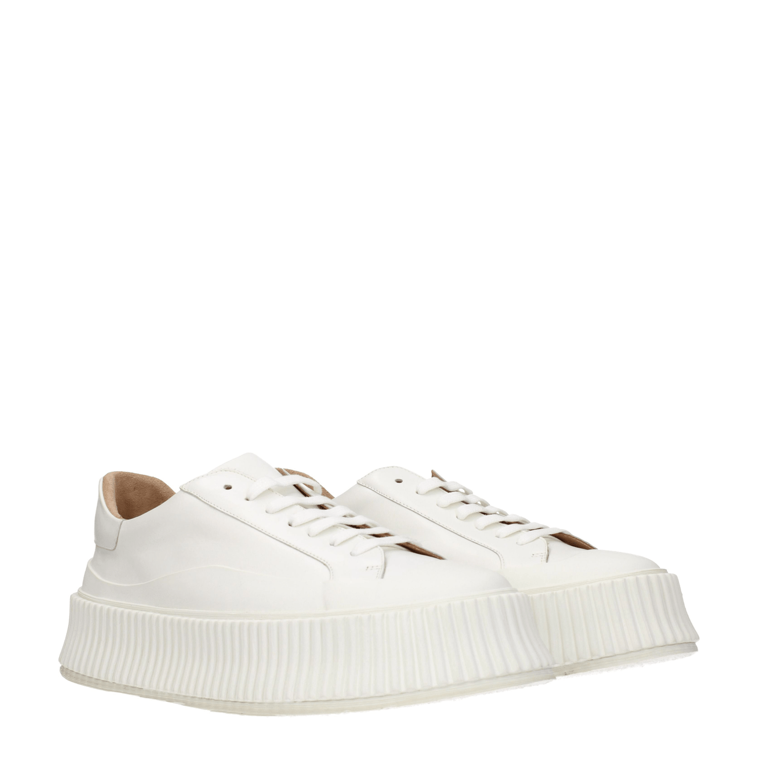 Jil Sander Sneakers Mujer Piel Blanco/Nieve