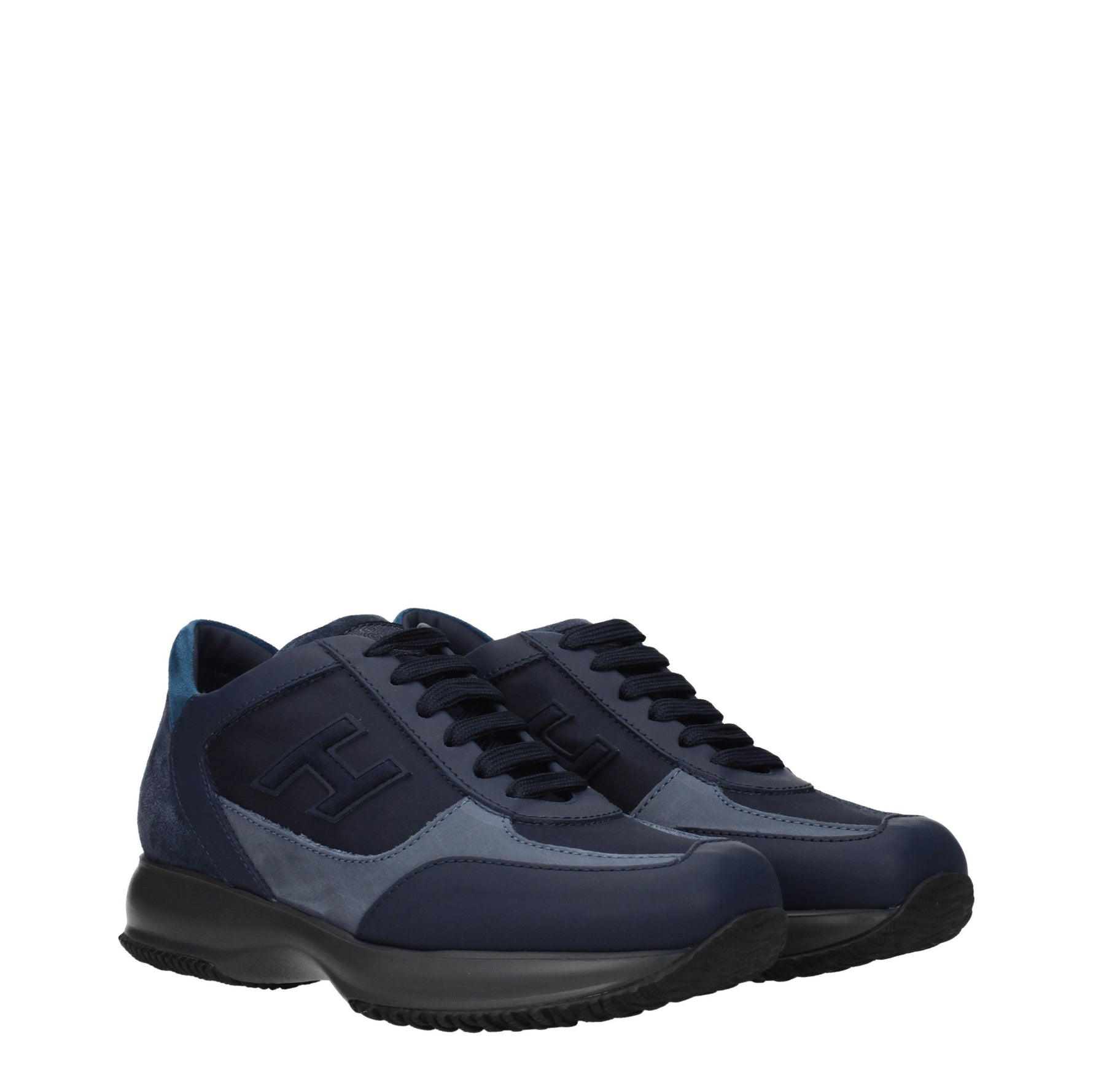 Hogan Interactive Uomo Blu Pelle Hogan Sneakers Men Leather Blue