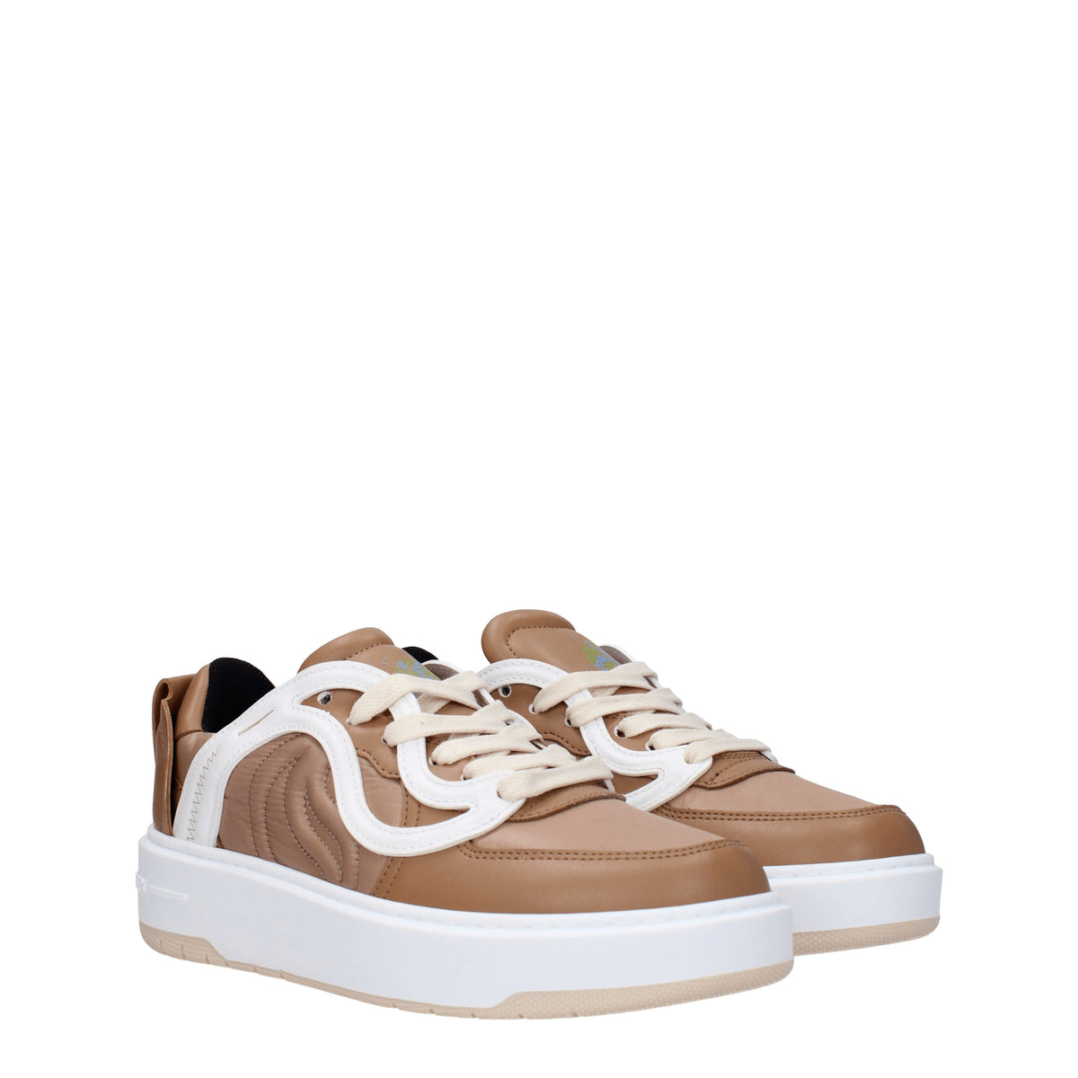 Stella McCartney Sneakers Donna Tessuto Marrone