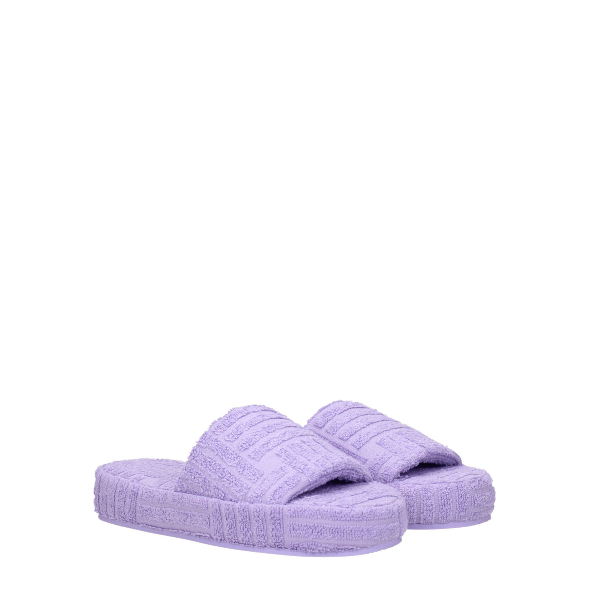 Bottega Veneta Ciabatte e Zoccoli Donna Tessuto Viola Glicine