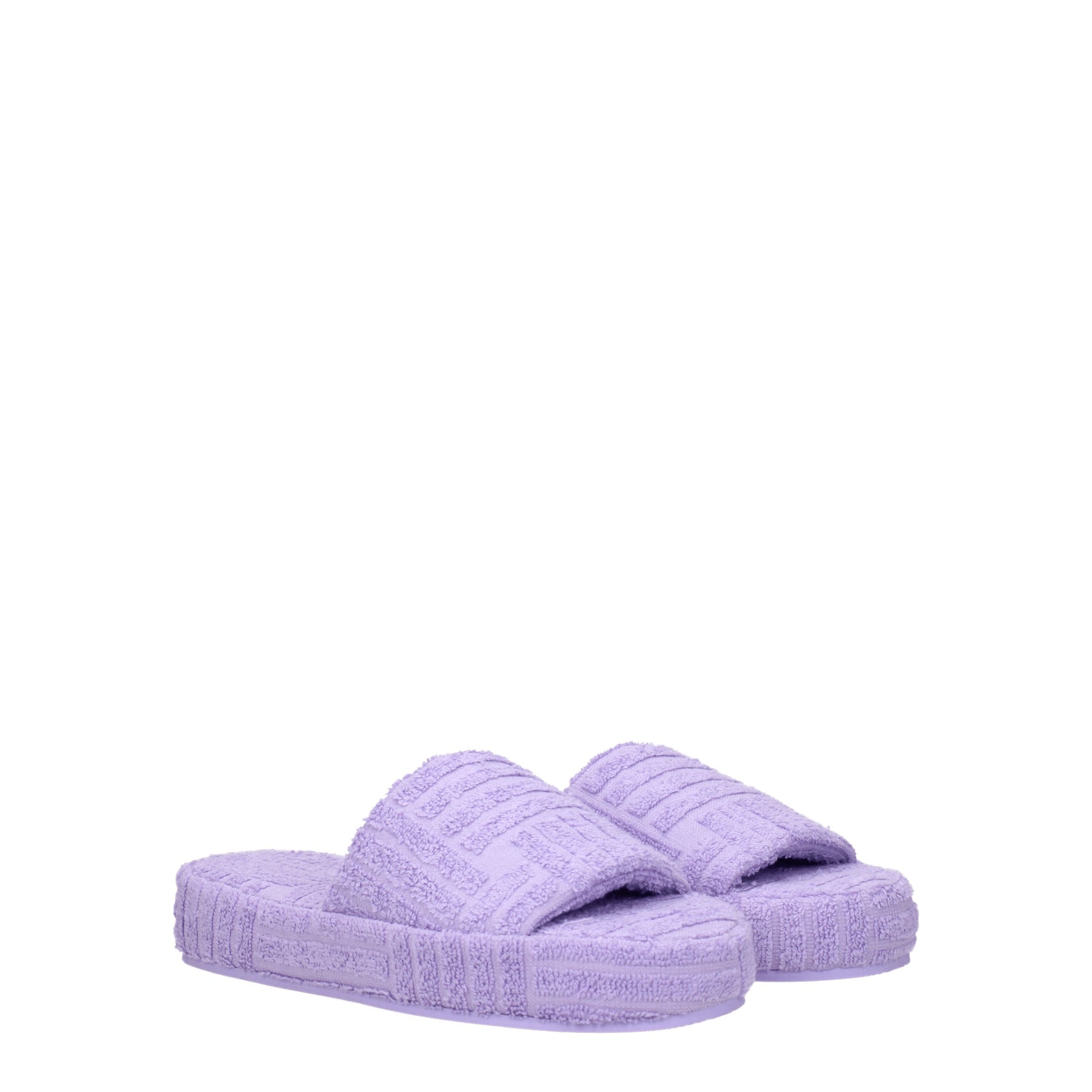 Bottega Veneta Ciabatte e Zoccoli Donna Tessuto Viola Glicine