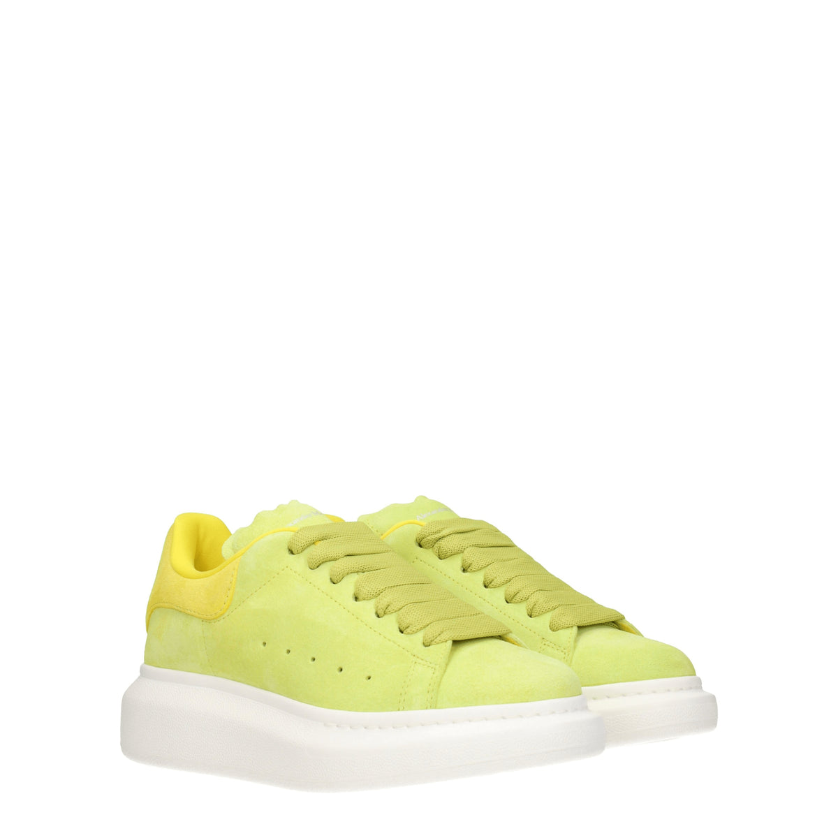 Mcqueen Shoes Alexander Mcqueen Fluo Yellow Alexander Mcqueen