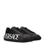 Versace Sneakers Uomo Pelle Nero Bianco