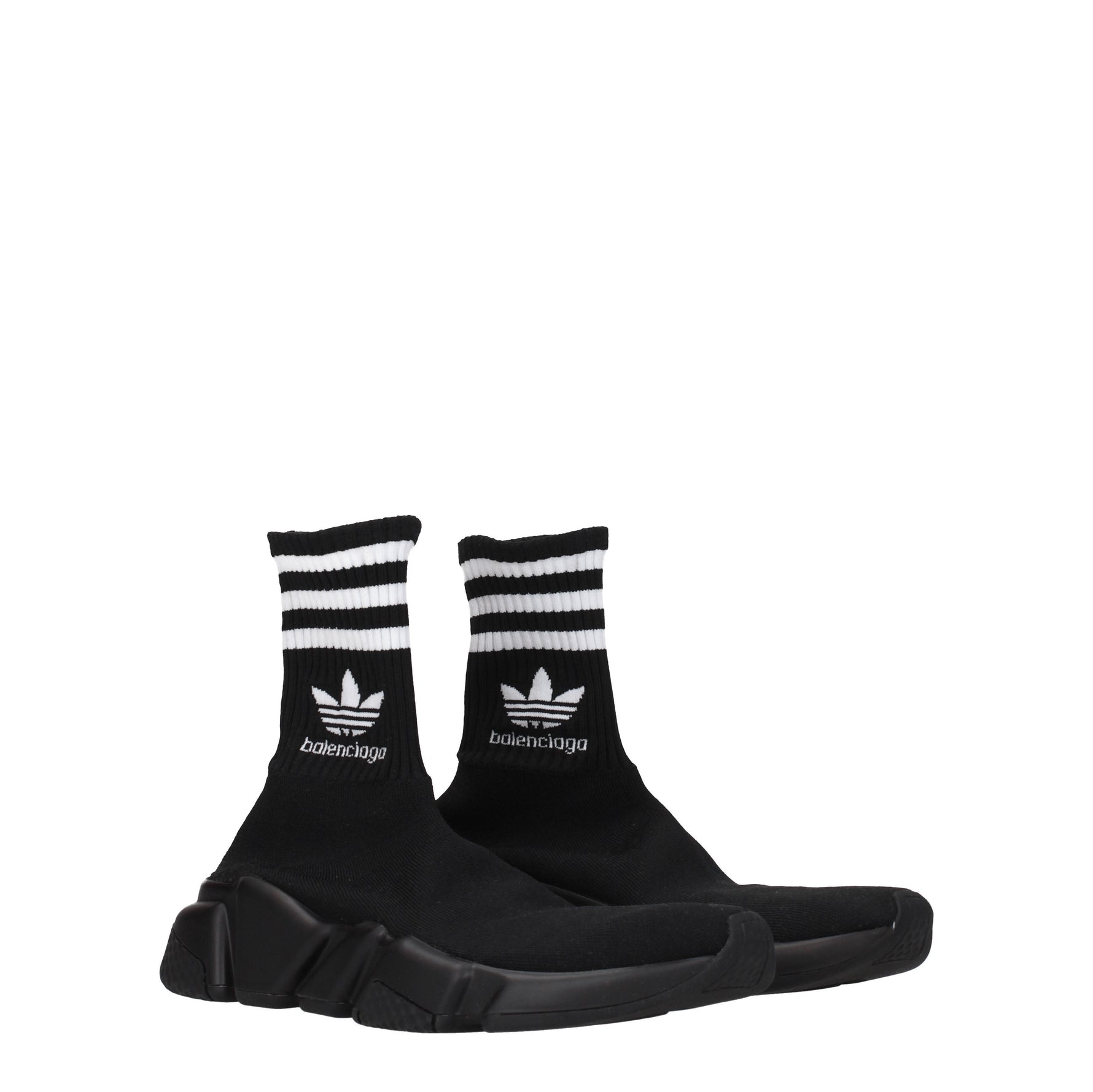 Balenciaga Sneakers adidas speed Donna Tessuto Nero Bianco