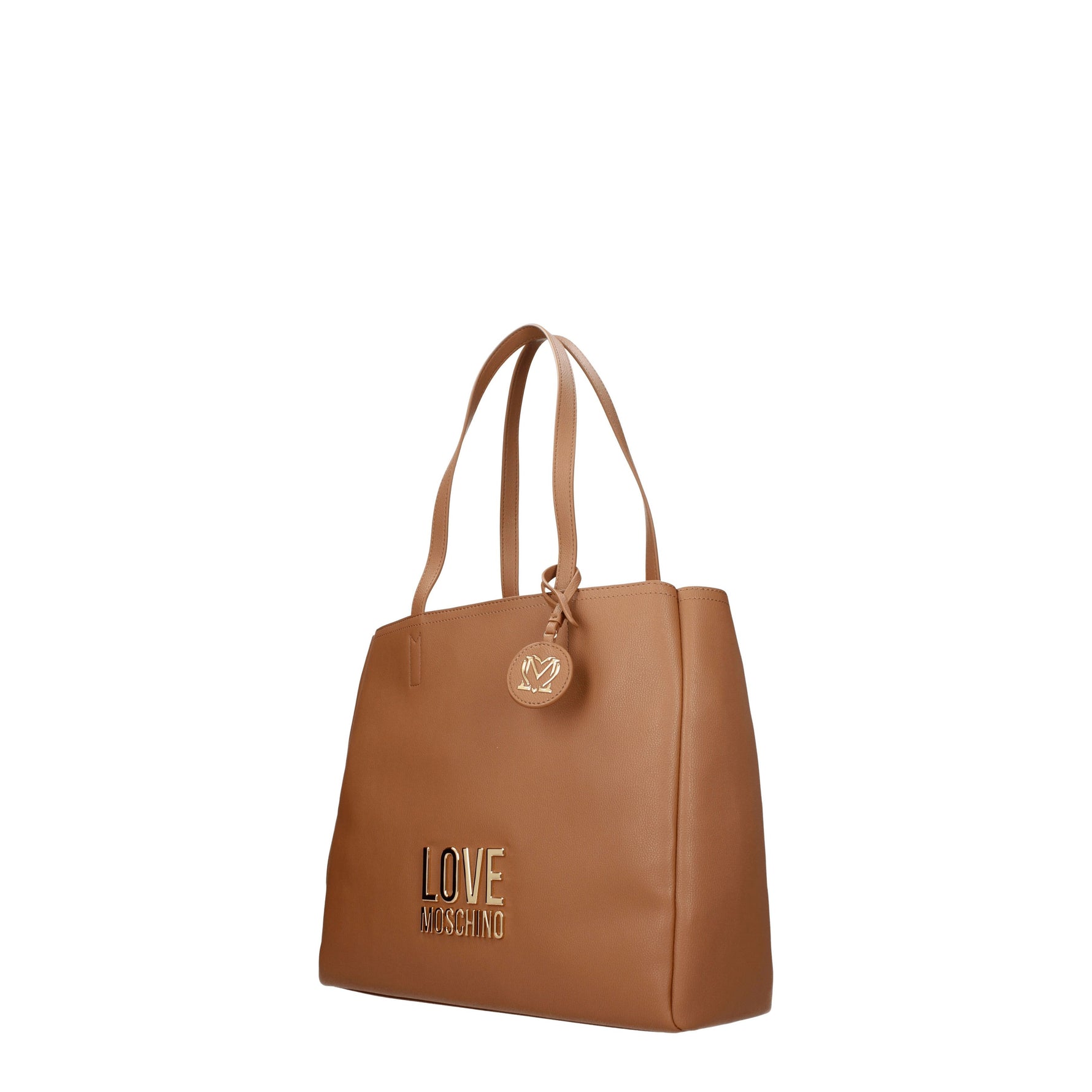 Love Moschino Borse a Spalla Donna Poliuretano Marrone/Camel B