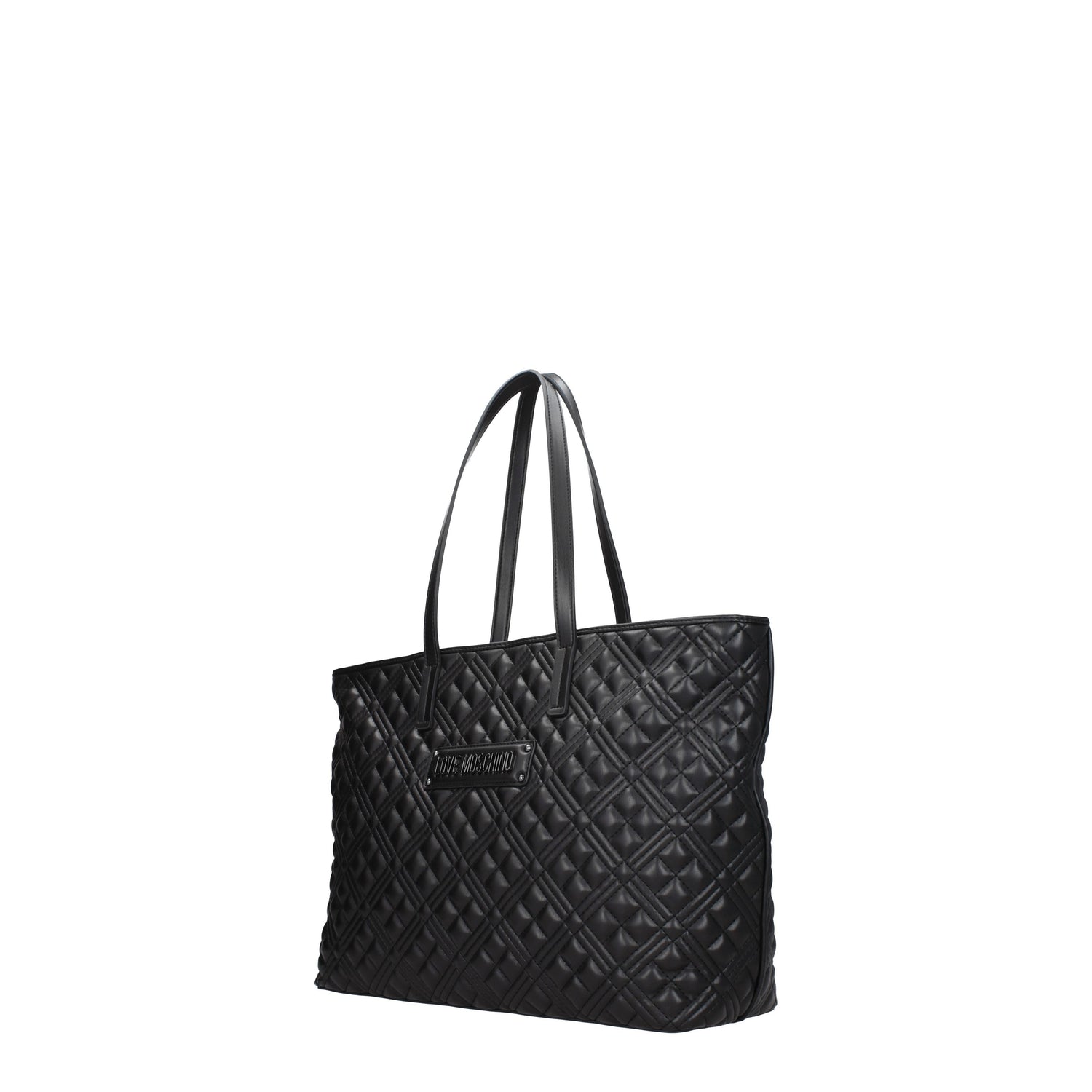 Love Moschino Borse a Spalla Donna Poliuretano Nero