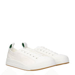 Bottega Veneta Sneakers vulcan Uomo Tessuto Bianco Bianco Ottico