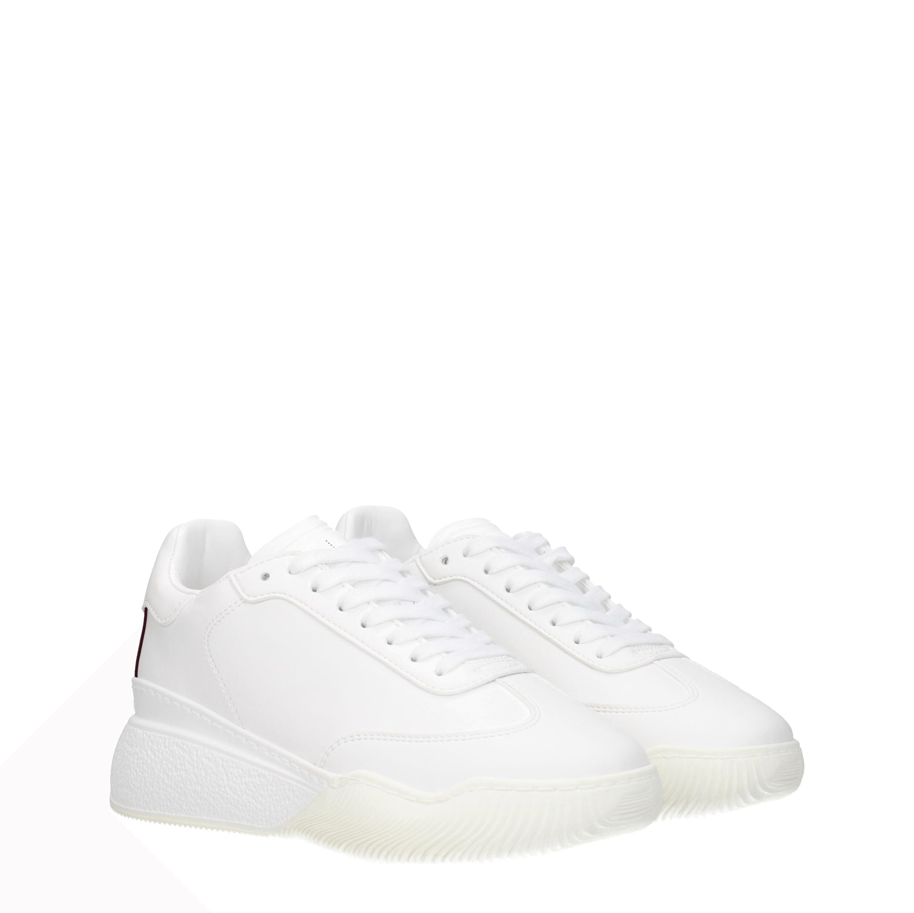 Stella McCartney Sneakers Donna Eco Pelle Bianco Bianco Ottico