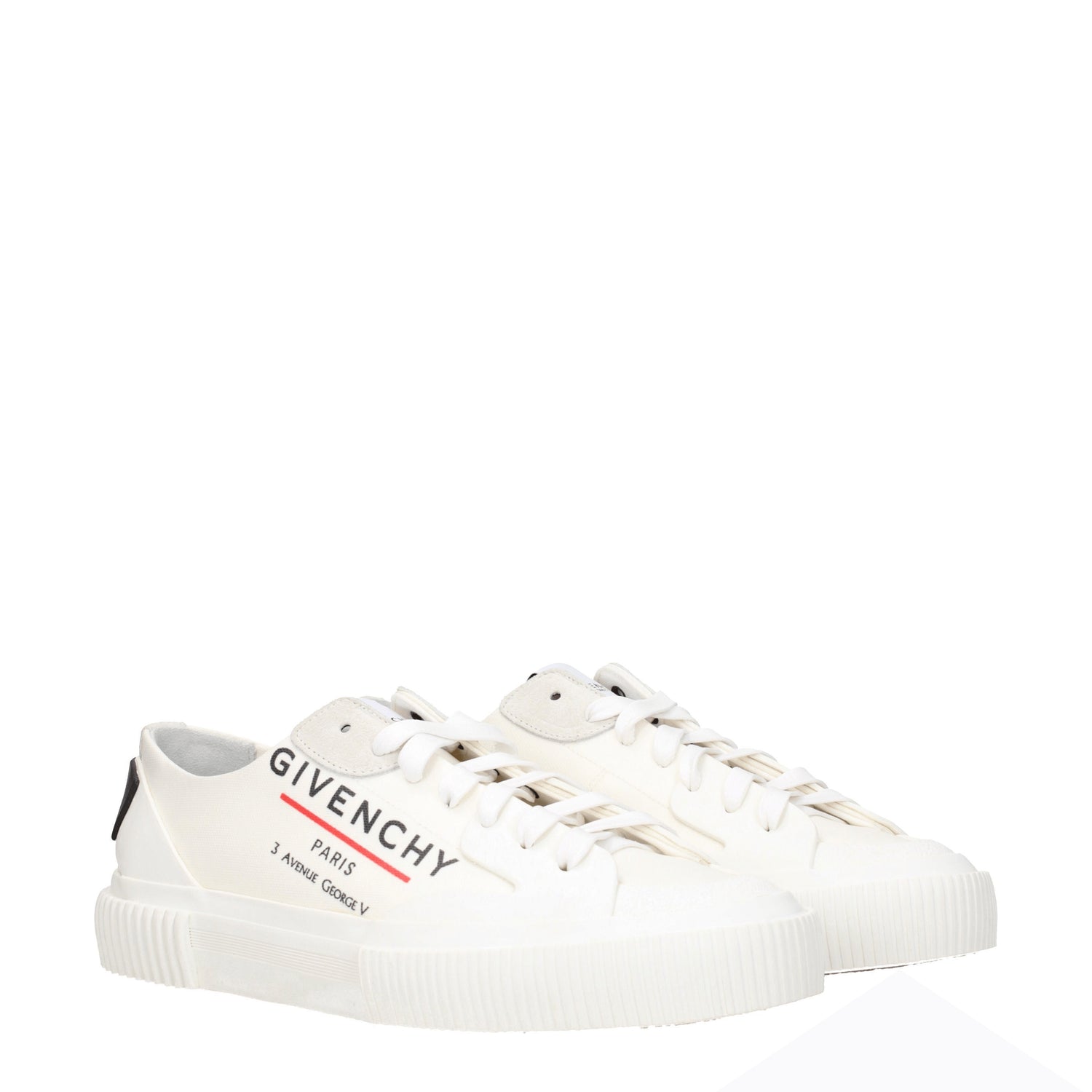 Givenchy Sneakers Uomo Tessuto Beige Bianco Sporco