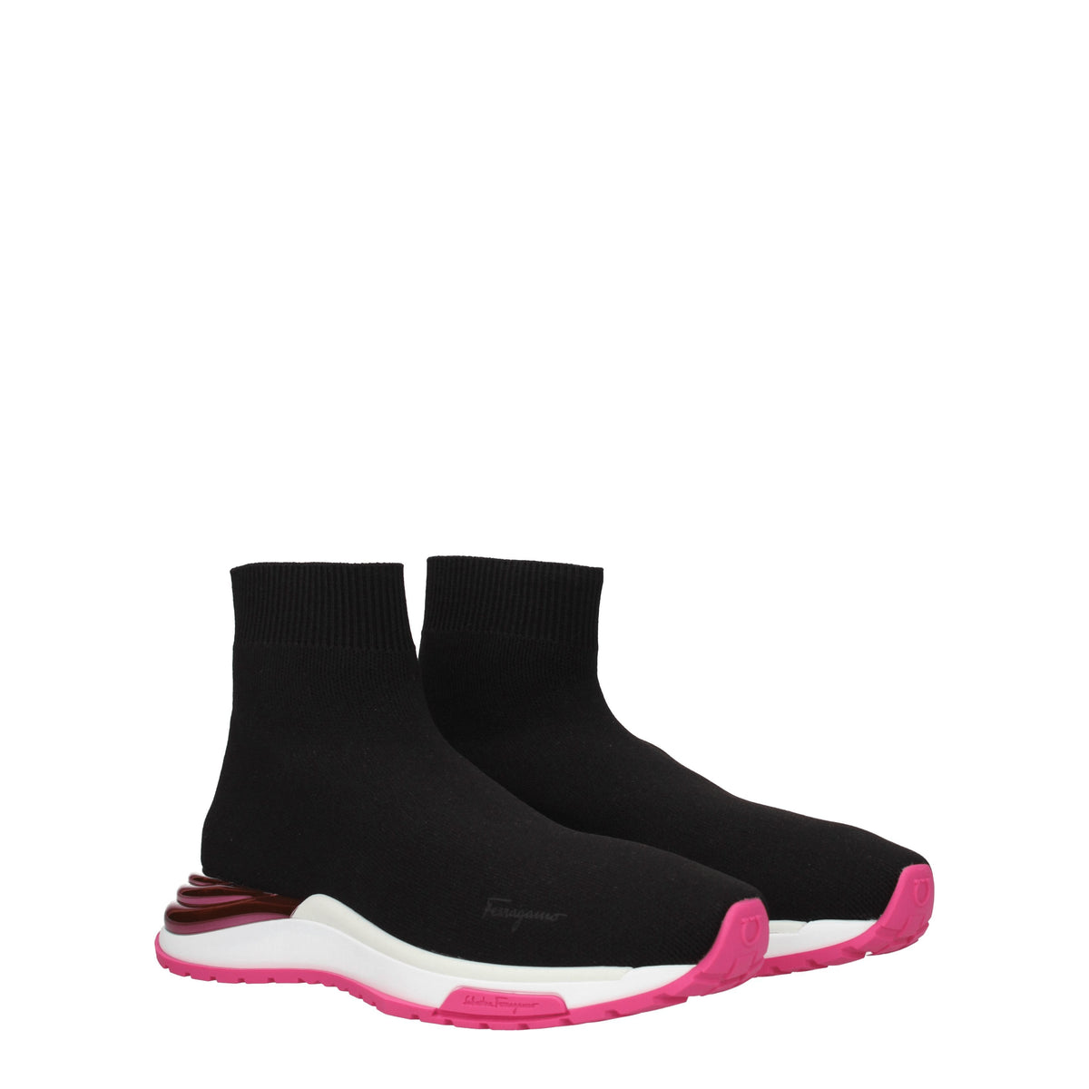 Salvatore Ferragamo Sneakers ninette Donna Tessuto Nero