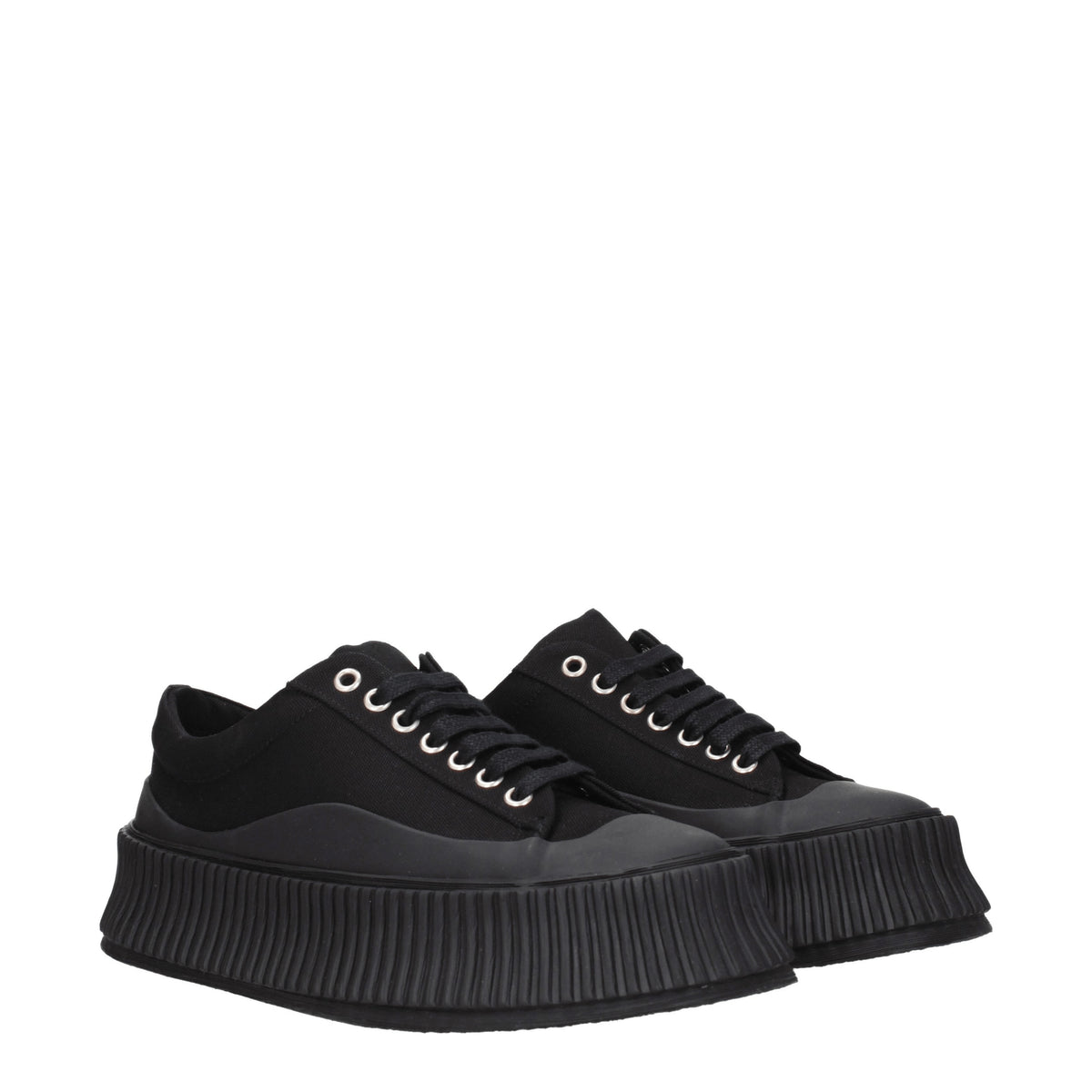 Jil Sander Sneakers Donna Tessuto Nero