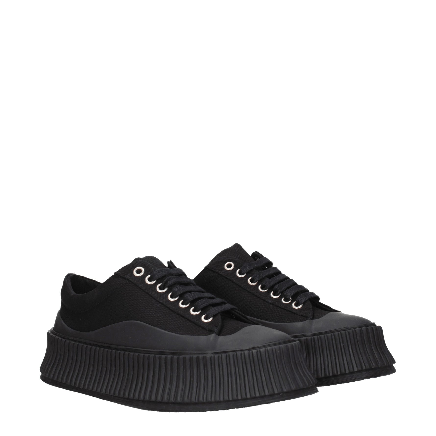 Jil Sander Sneakers Donna Tessuto Nero