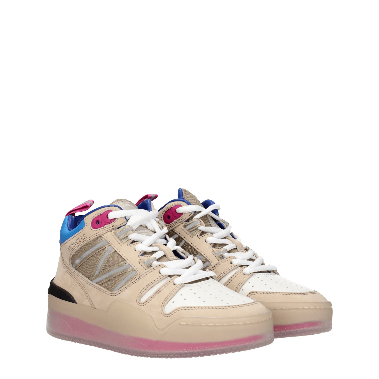 Moncler Sneakers pivot mid Donna Camoscio Beige