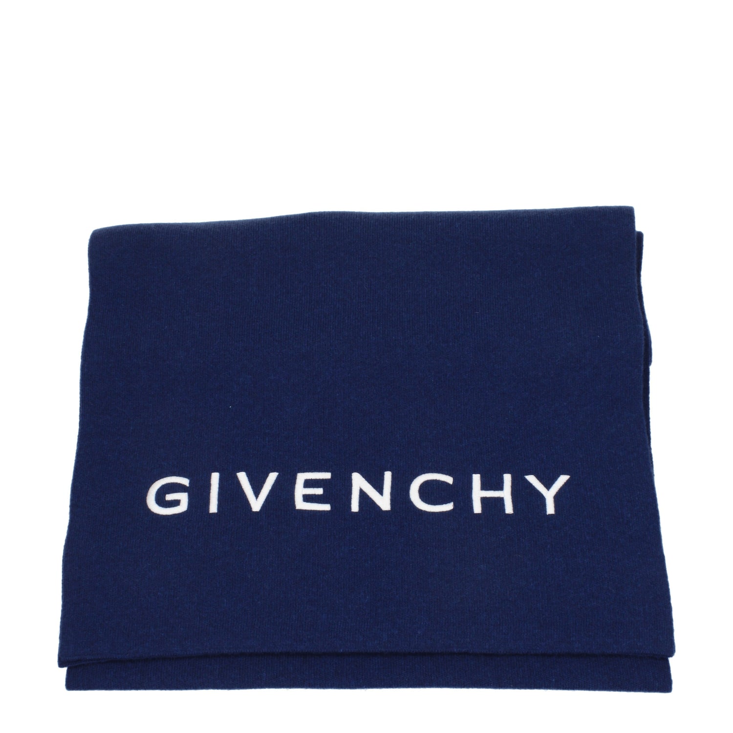 Givenchy Sciarpe Uomo Lana Blu Baltico