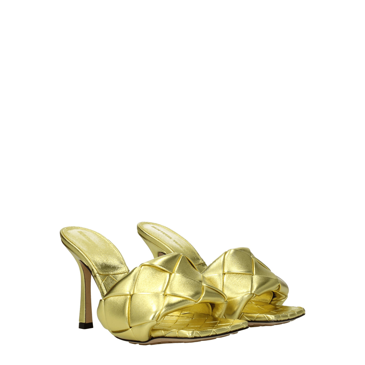 Bottega Veneta Sandali Donna Pelle Oro