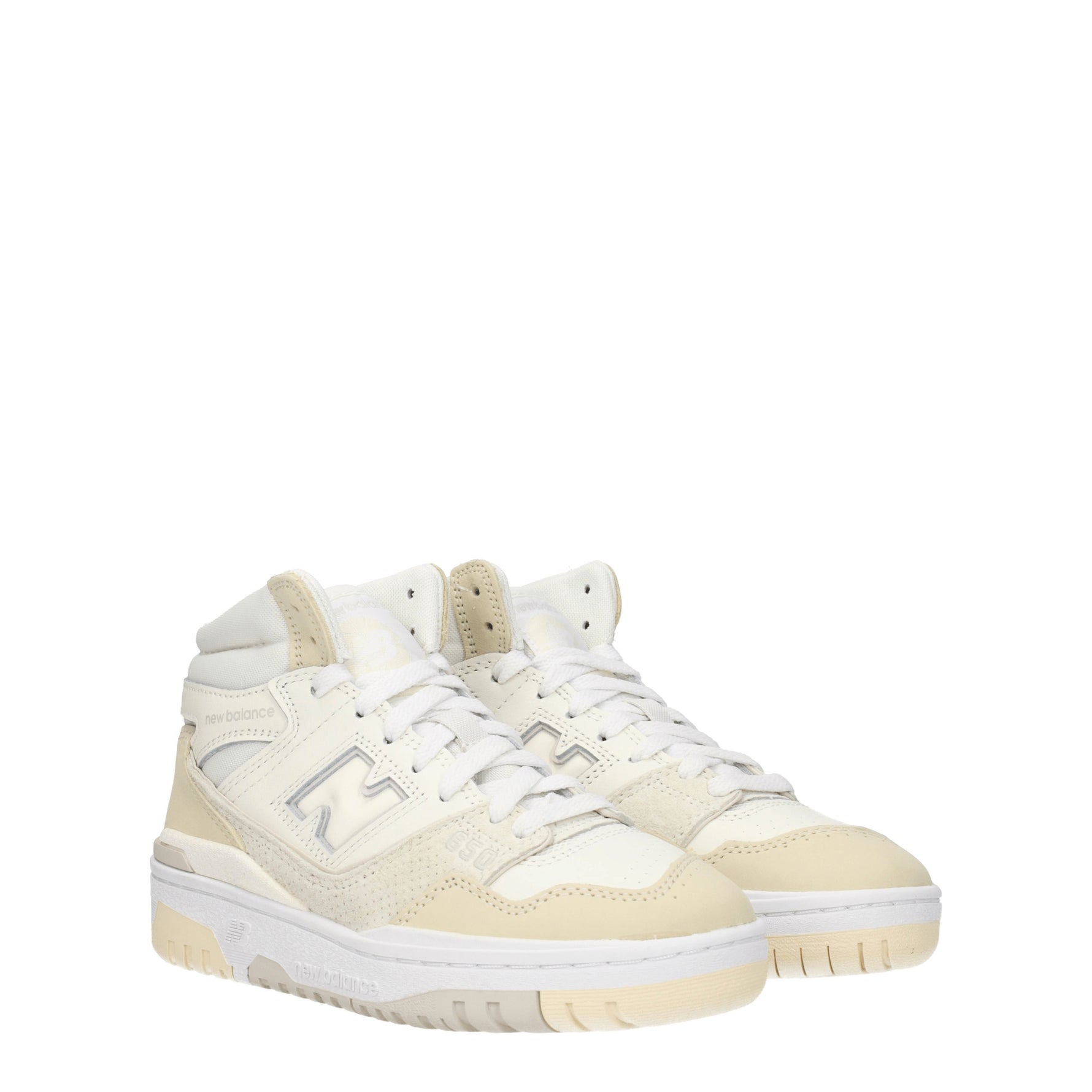 New Balance Sneakers 650 Donna Pelle Bianco Noce
