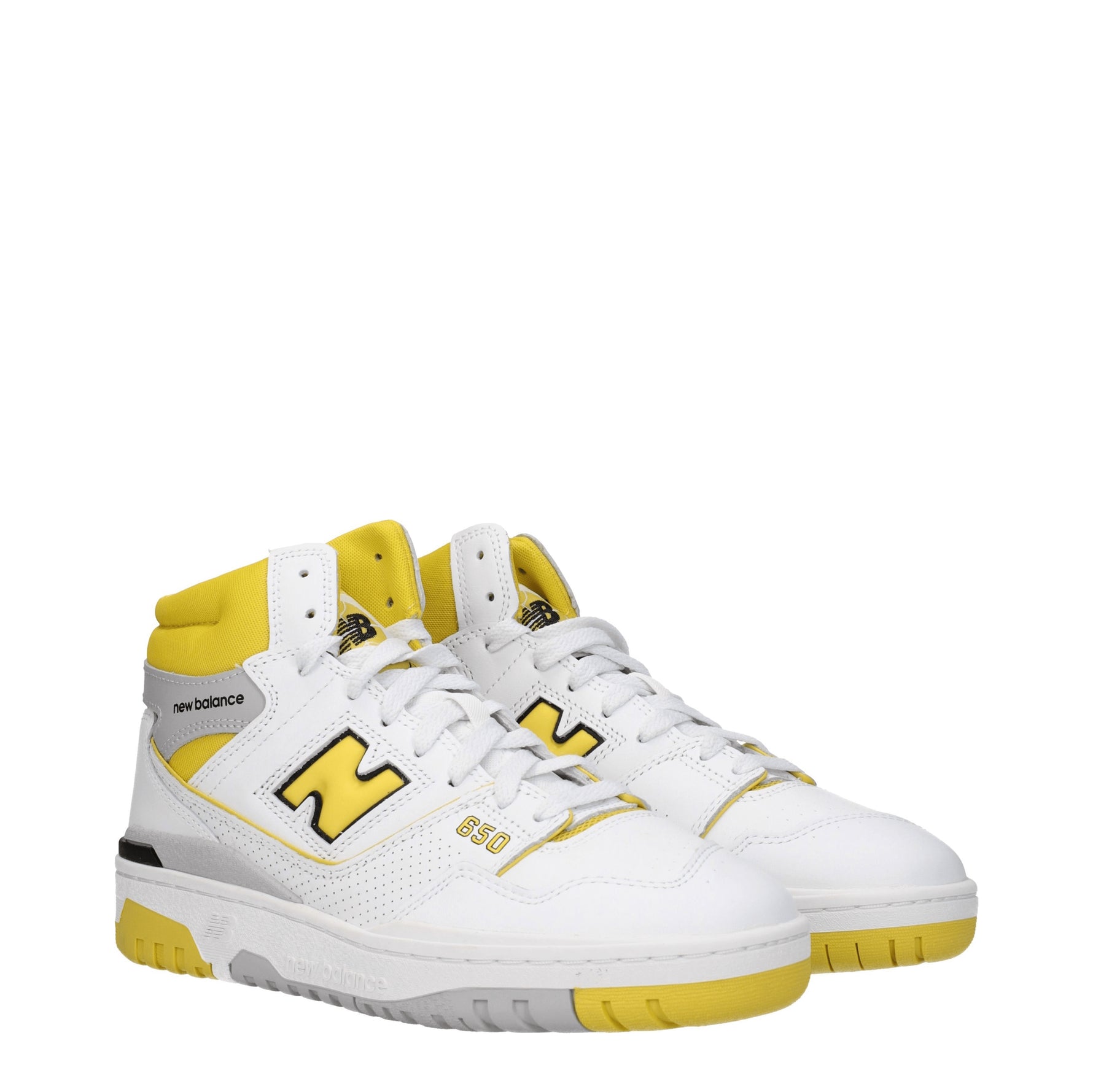 New Balance Sneakers 650 Uomo Pelle Bianco Giallo