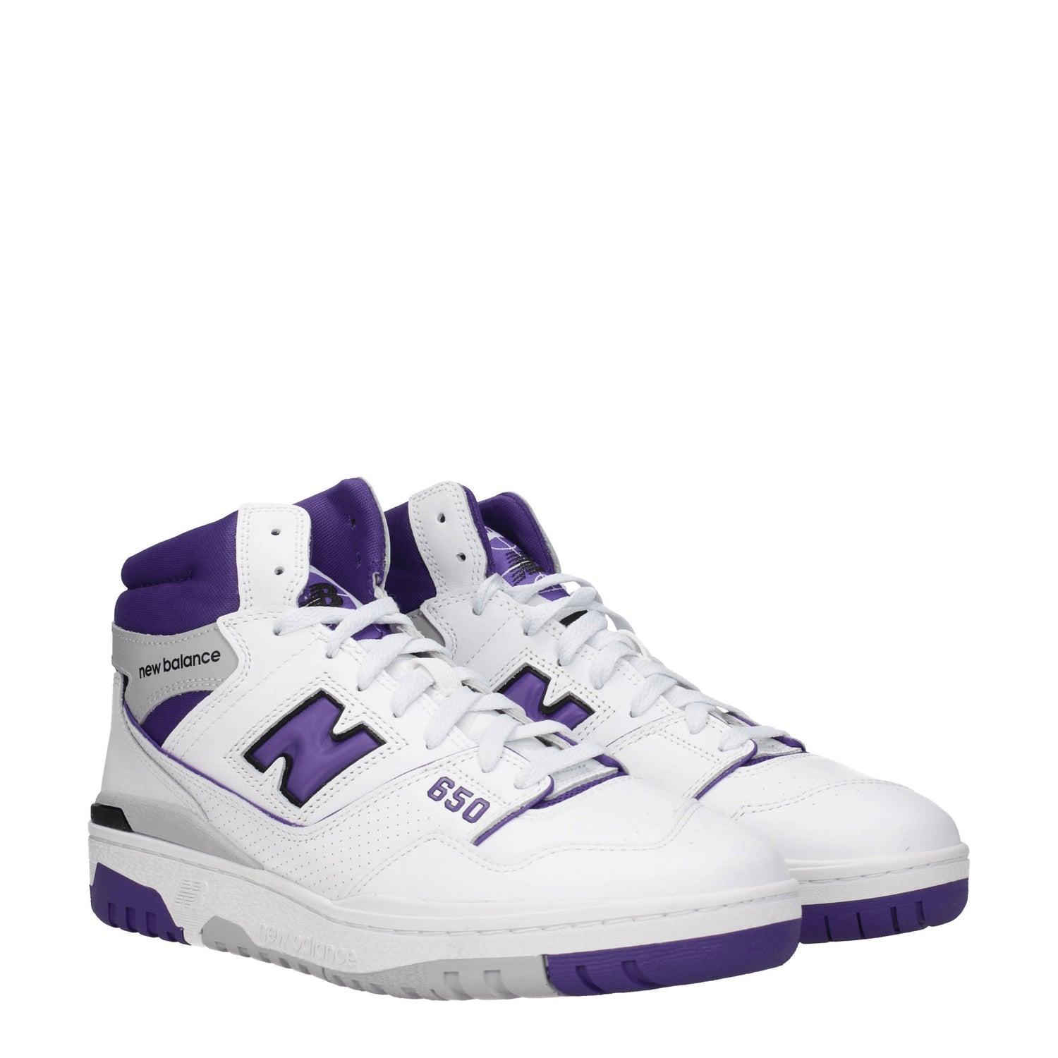 New Balance Sneakers 650 Uomo Pelle Bianco Viola