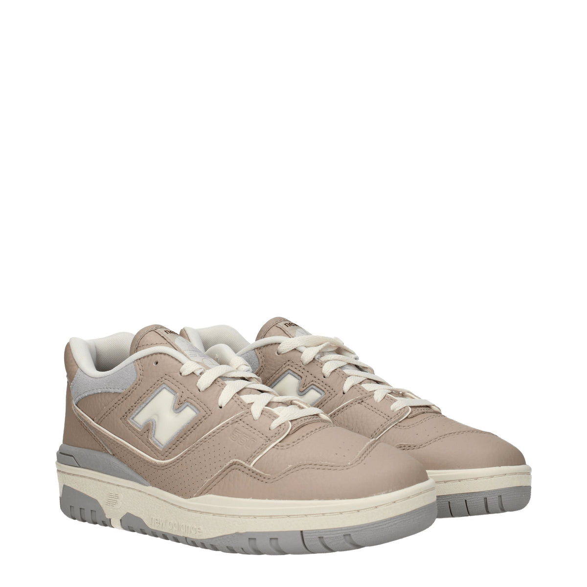New Balance Sneakers 550 Uomo Pelle Beige Tortora