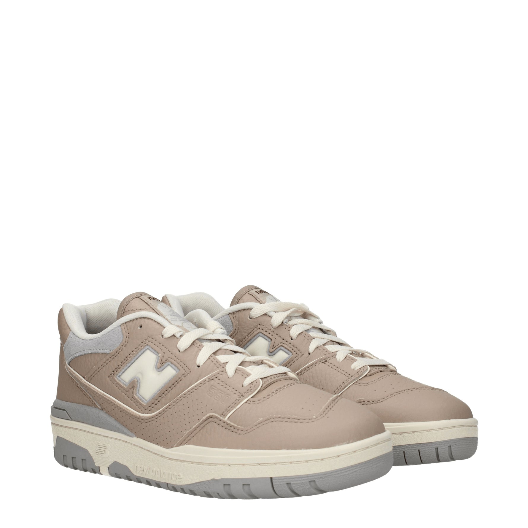 New Balance Sneakers 550 Uomo Pelle Beige Tortora