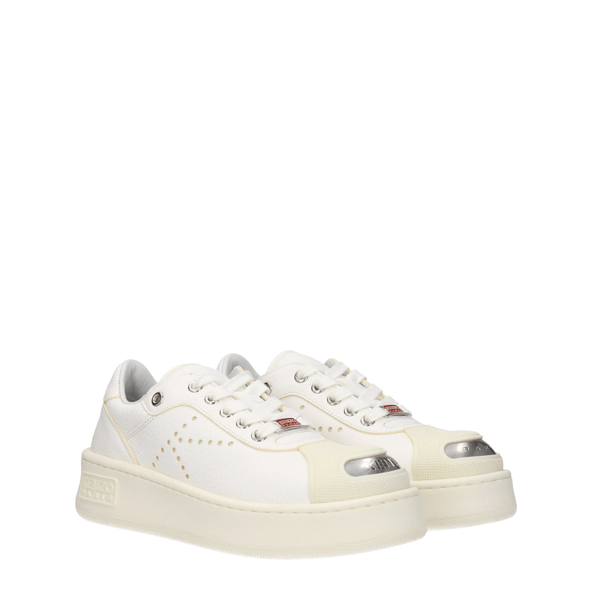 Kenzo Sneakers Donna Pelle Bianco
