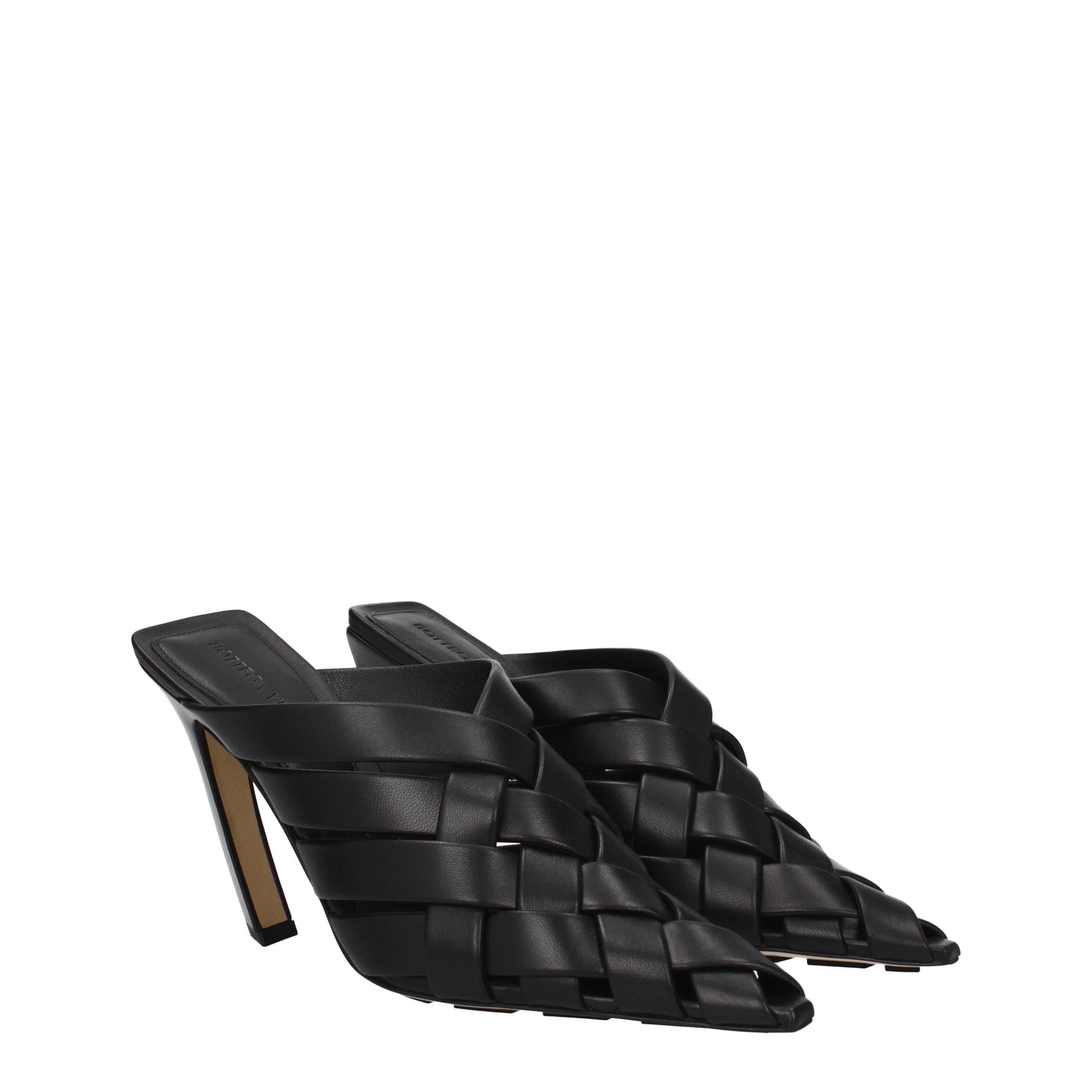 Bottega Veneta Sandals Women Leather Black B-Exit – B-Exit top