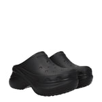 Balenciaga Ciabatte e Zoccoli crocs Donna Gomma Nero