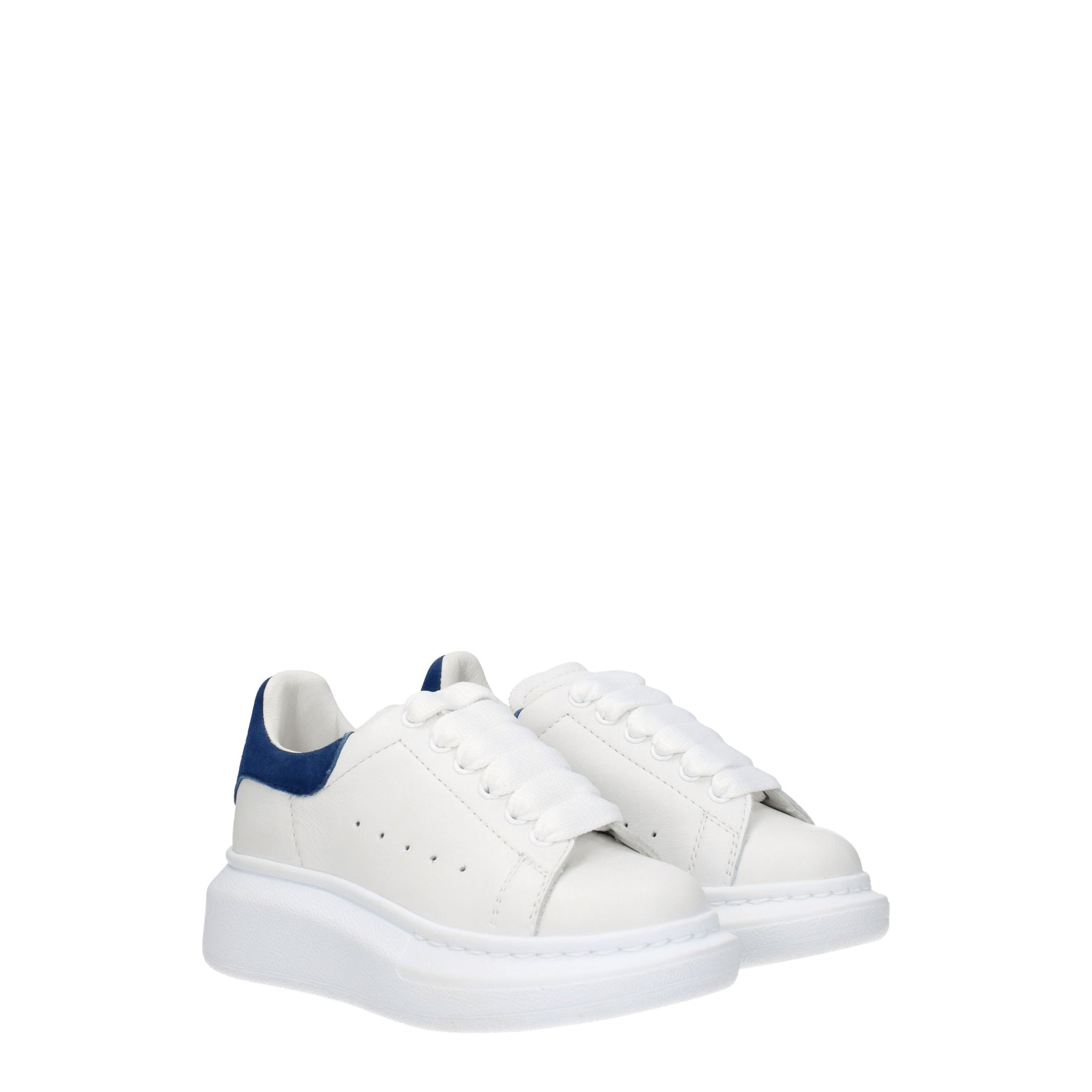 Alexander McQueen Idee regalo sneakers kids Uomo Pelle Bianco Blu