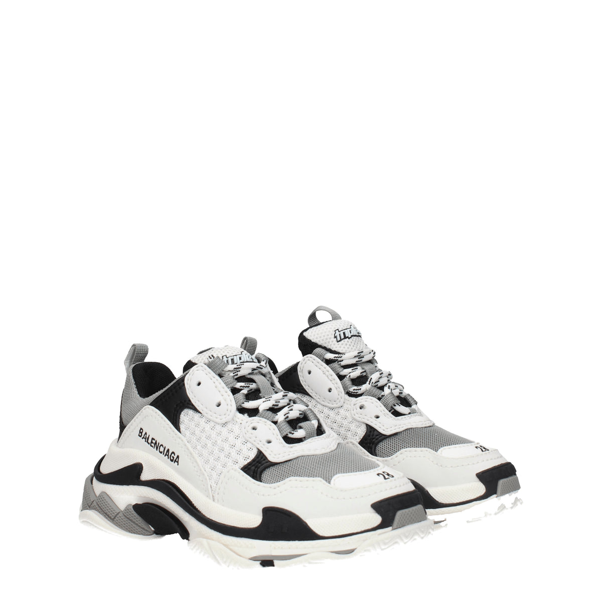 Balenciaga Idee regalo sneakers kids Uomo Tessuto Bianco Nero