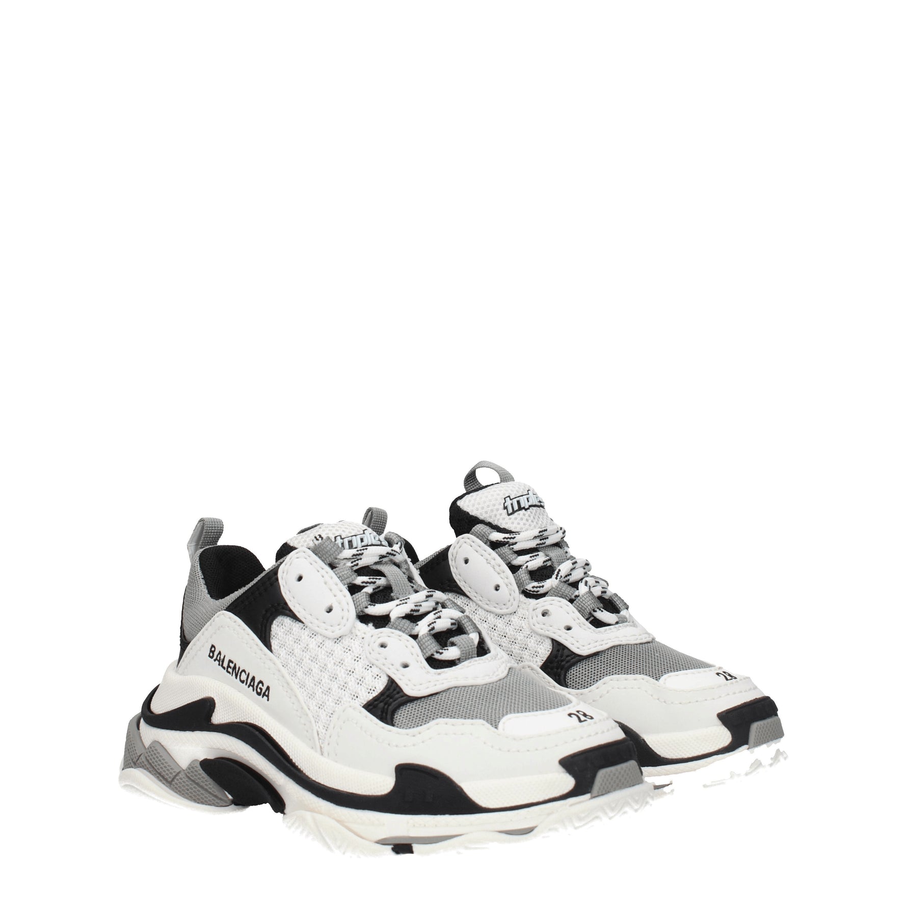 Balenciaga Idee regalo sneakers kids Uomo Tessuto Bianco Nero