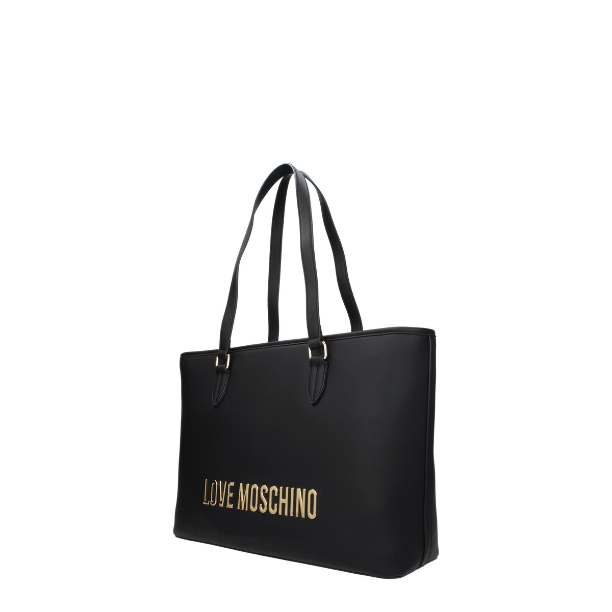 Love Moschino Borse a Spalla eco friendly Donna Poliuretano Nero