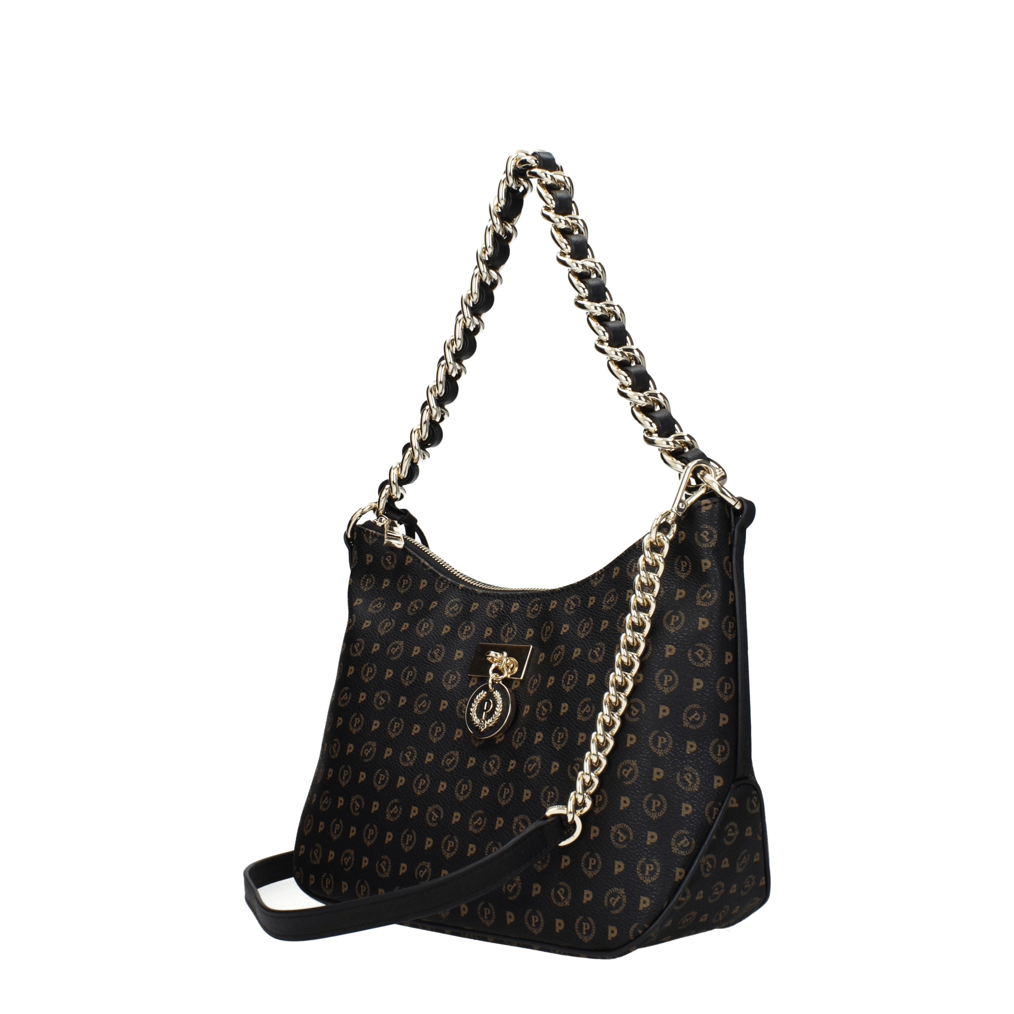 Pollini ショルダーバッグ 女性 PVC 黒/黒 | B-Exit – B-Exit top shop